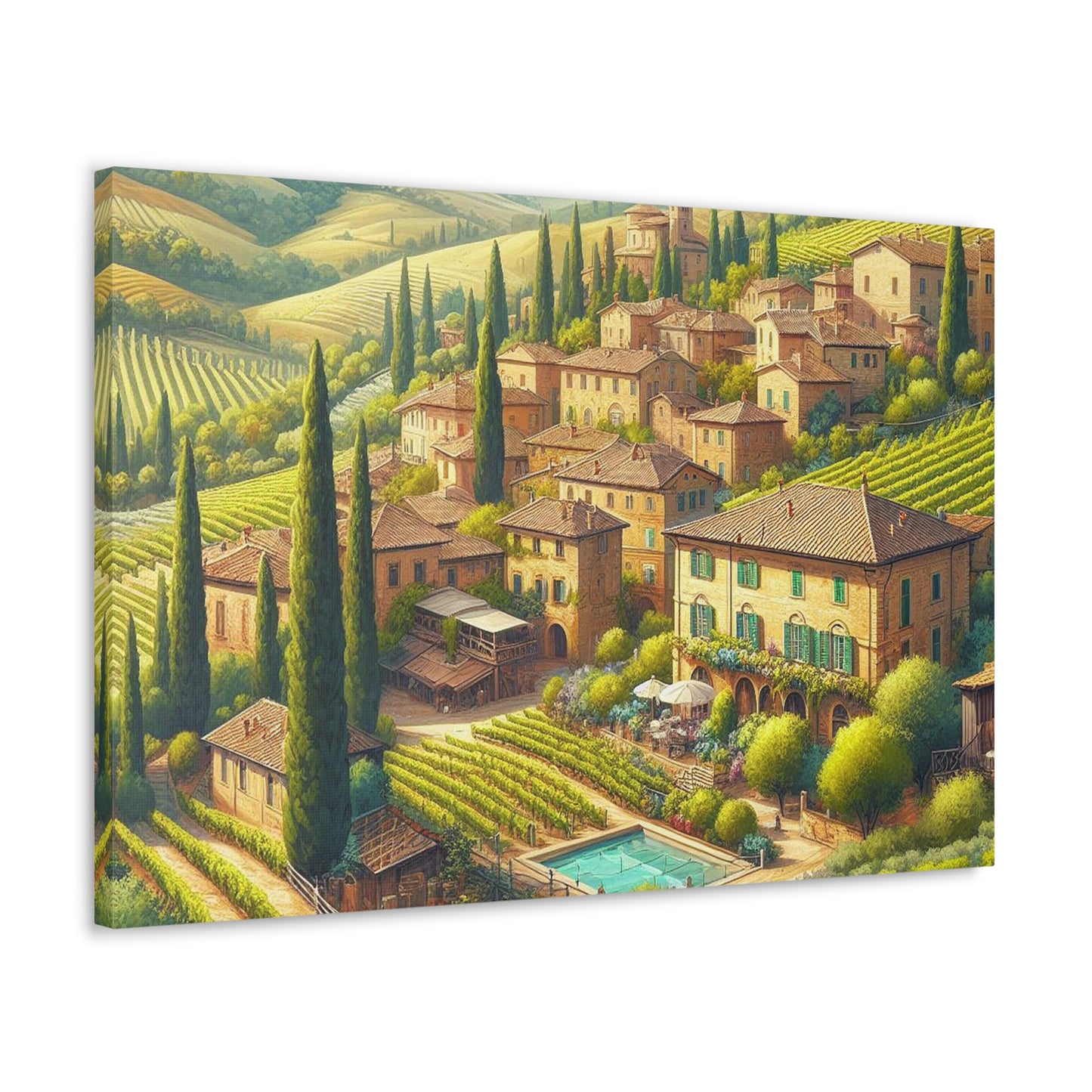 Tuscany Views Canvas: Capture the Beauty of Italy (Unique Wall Art)