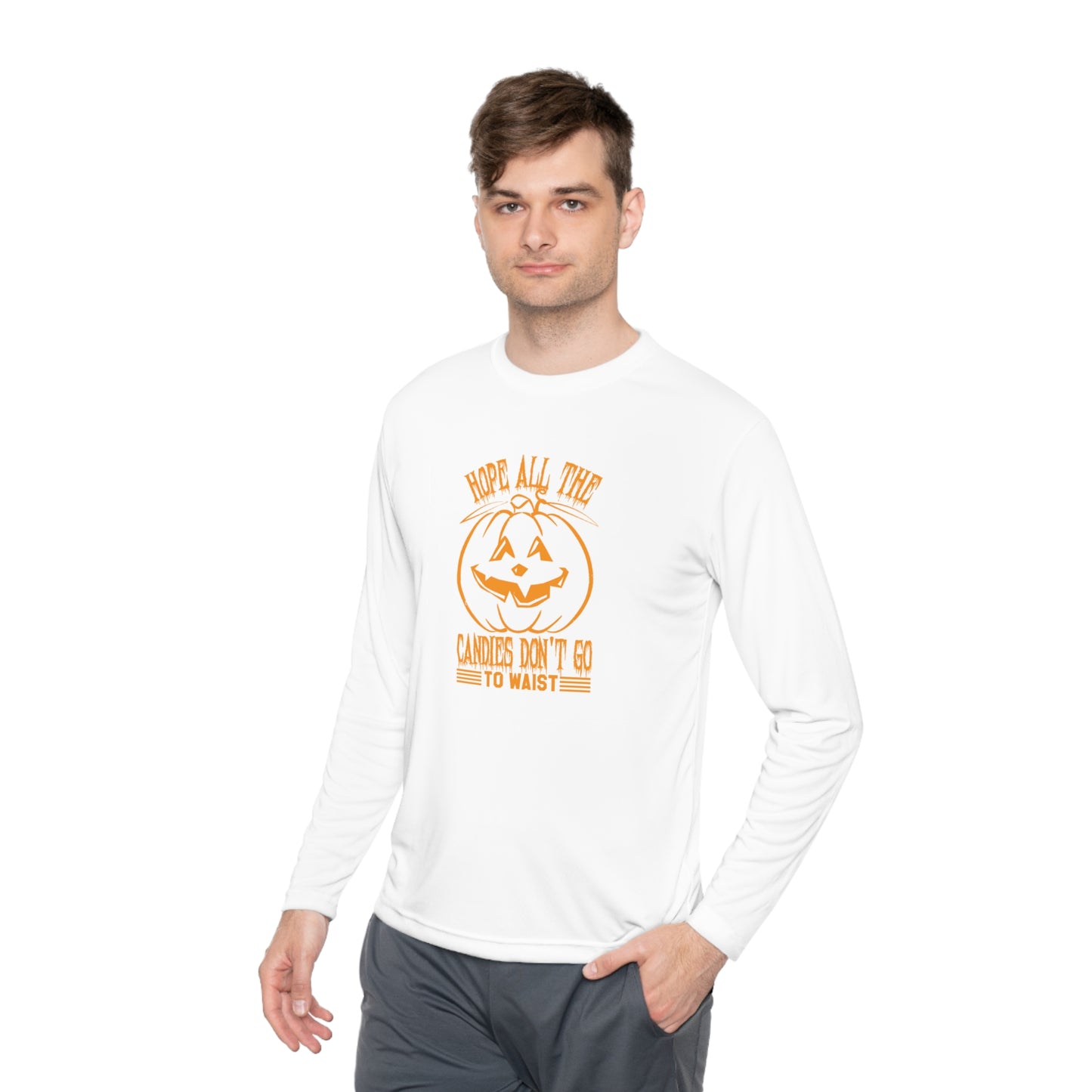 Halloween Spooktacular Sweets Unisex Lightweight Long Sleeve Tee