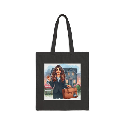 Real Estate Boss Tote Cotton Canvas Tote Bag Marketing Tote bags