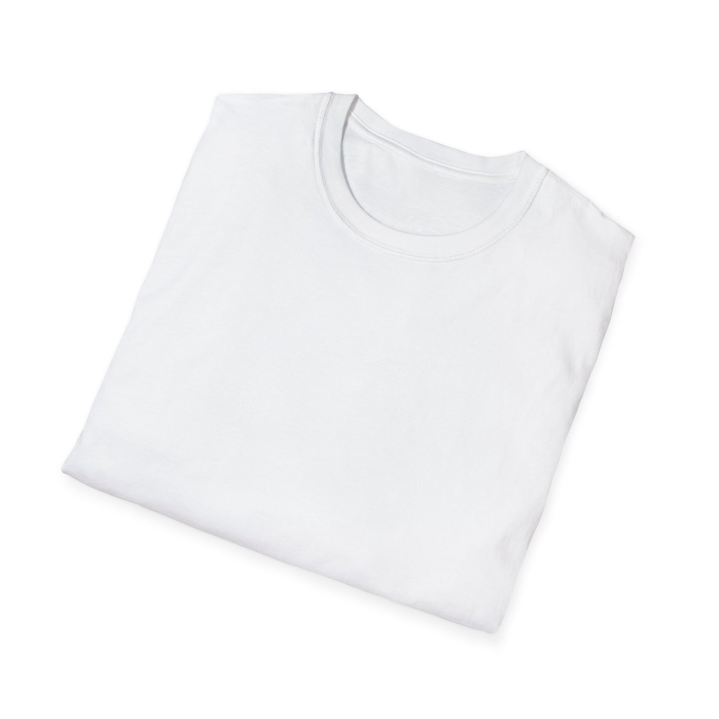 Unisex Softstyle T-Shirt - "I Match Energy" Inspirational Quote Tee Back Print