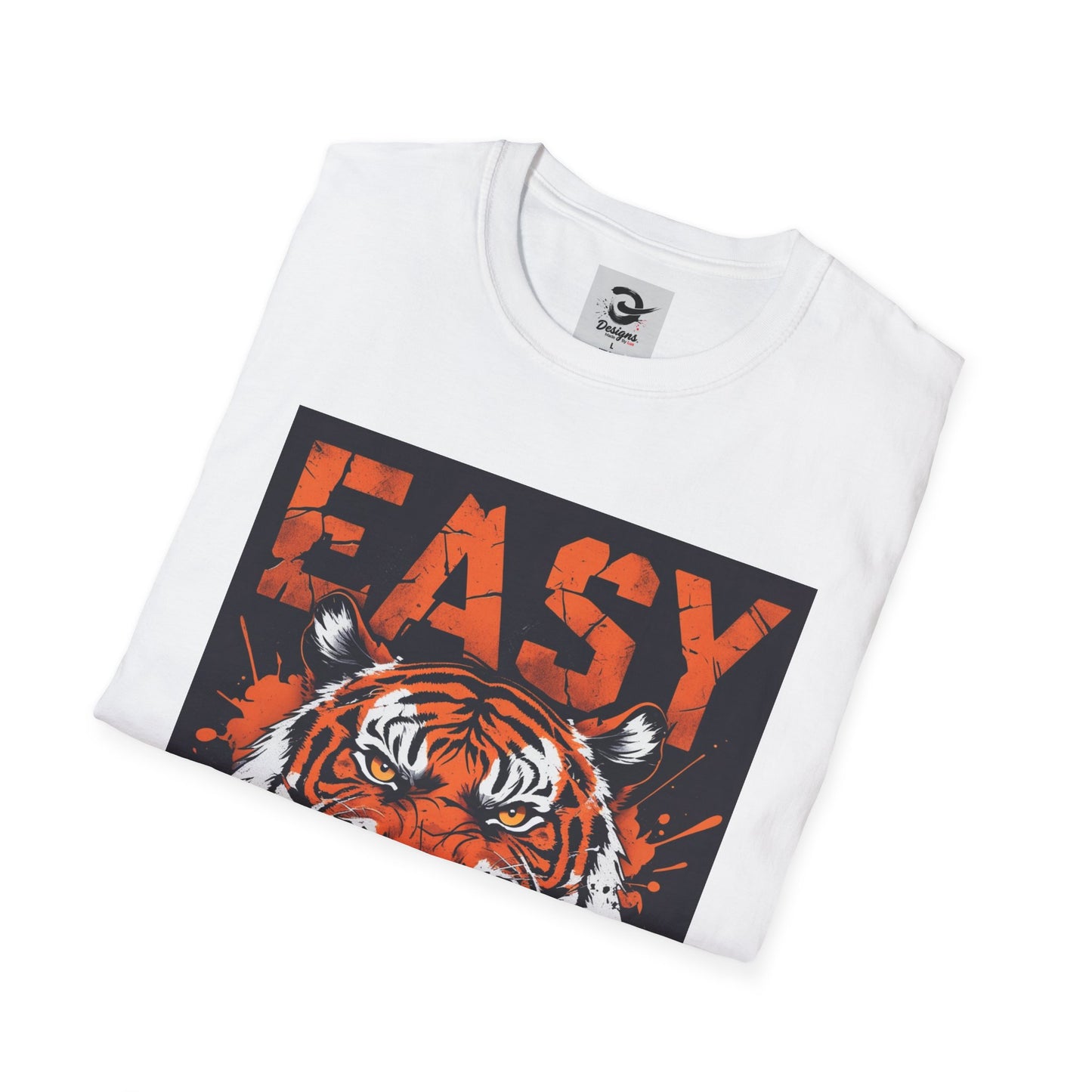 Vintage Fierce Tiger Graphic Tee - Retro Unisex Softstyle T-Shirt, Easy Streetwear, Animal Lover Gift, Casual Outfit, Bold Fashion Statement