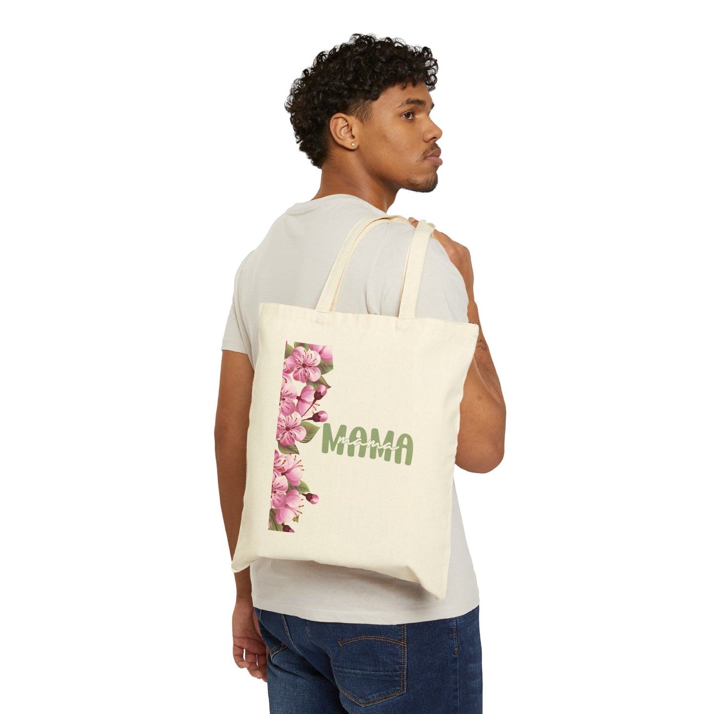 Cute Cotton Flower Canvas Tote Bag (Perfect Mom Gift)