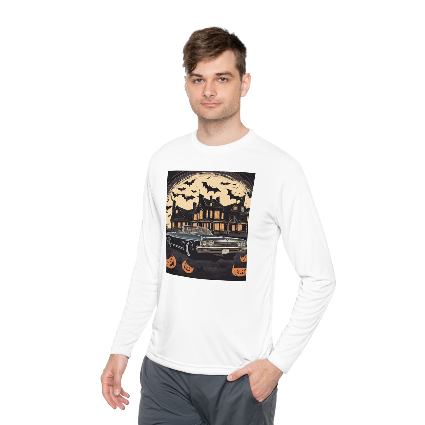 Halloween Long Sleeve Lightweight Long Sleeve Tee