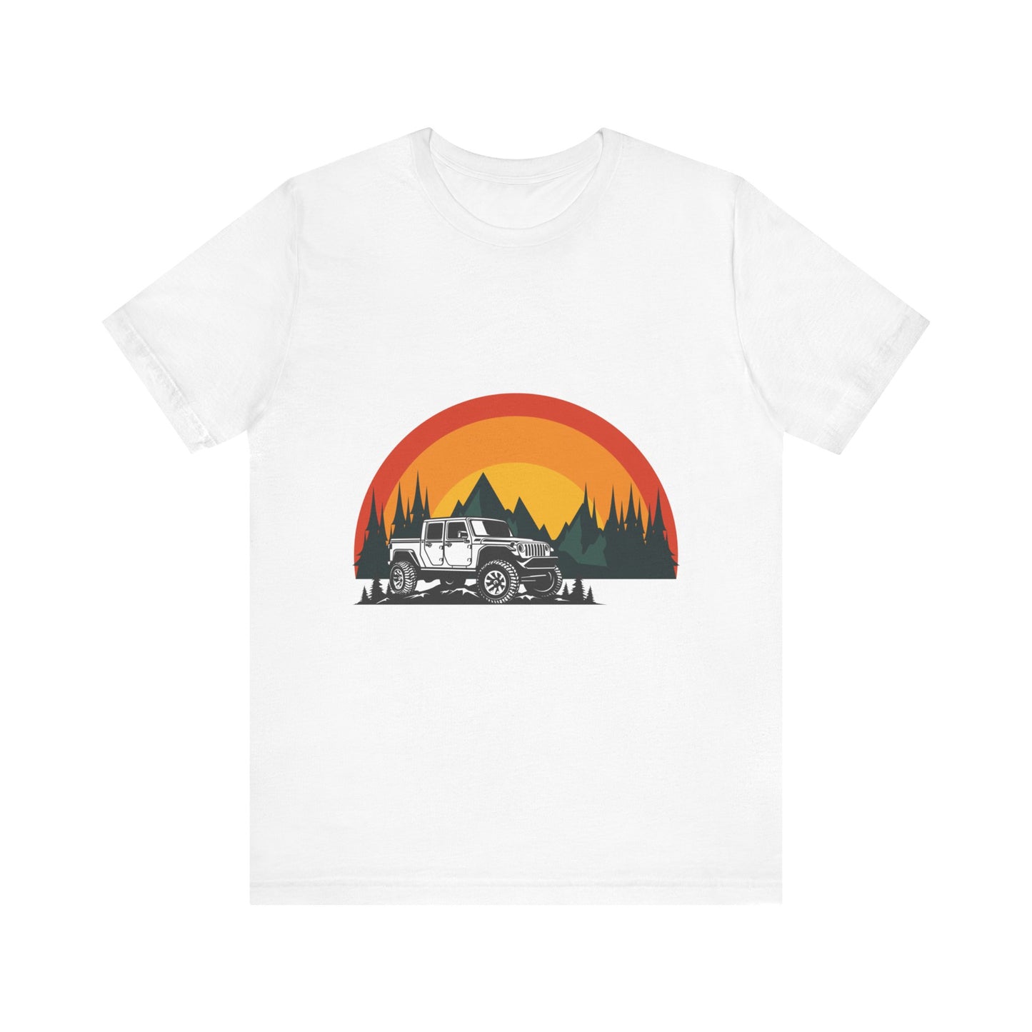 Unisex Jersey Short Sleeve Tee Outdoor Mountain T-Shirt