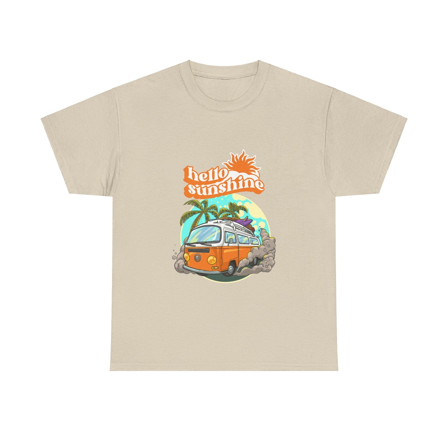 Beach Ready Unisex Heavy Cotton Tee Hello Sunshine