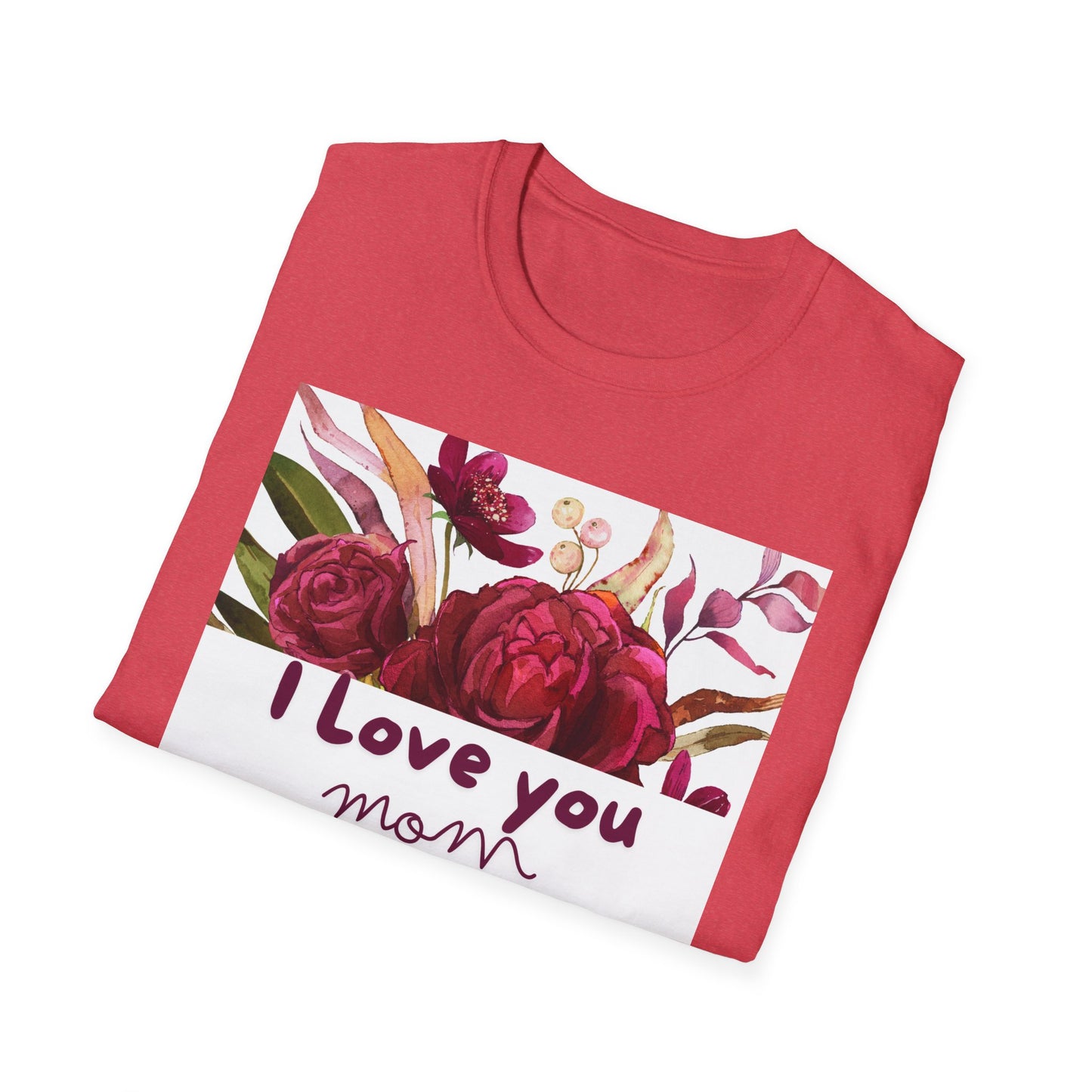 I Love You Mom" T-Shirt: Soft & Stylish Mother's Day Gift