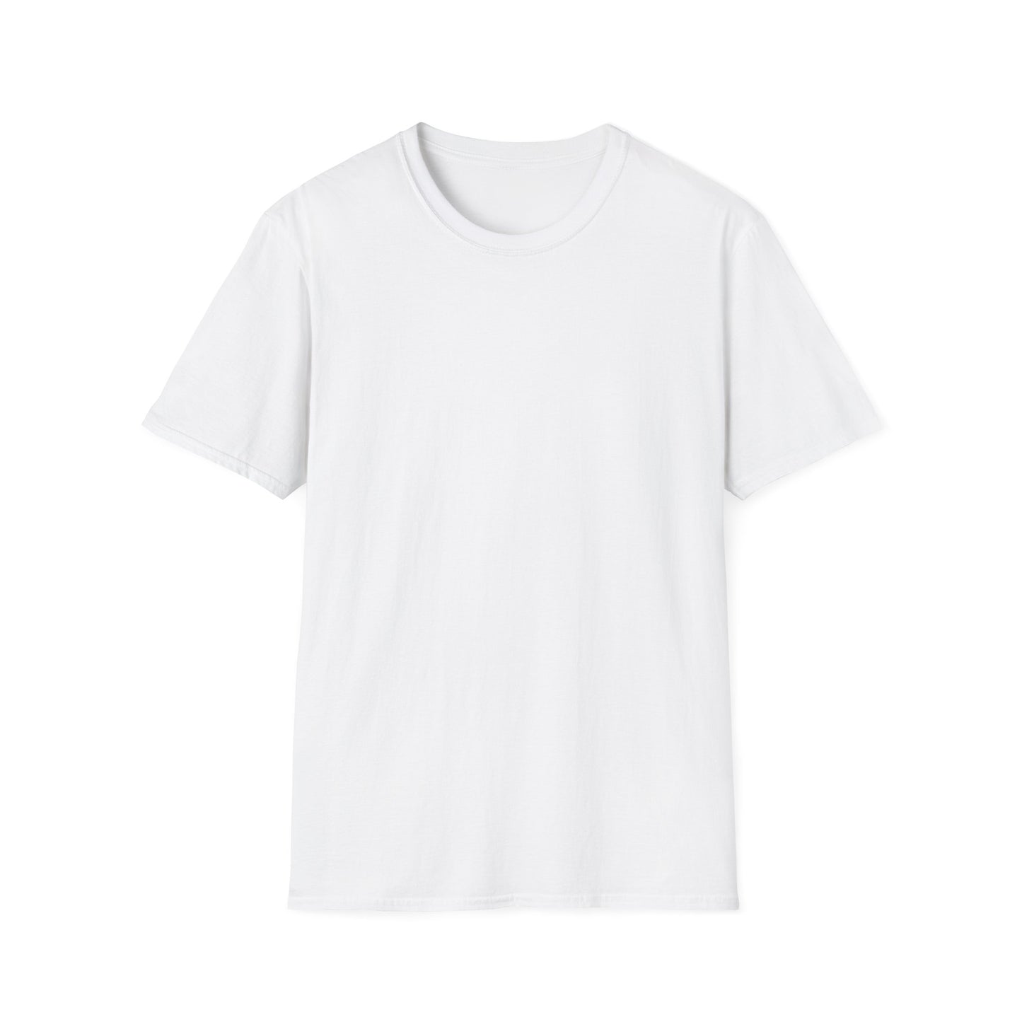 Unisex Softstyle T-Shirt - "I Match Energy" Inspirational Quote Tee Back Print