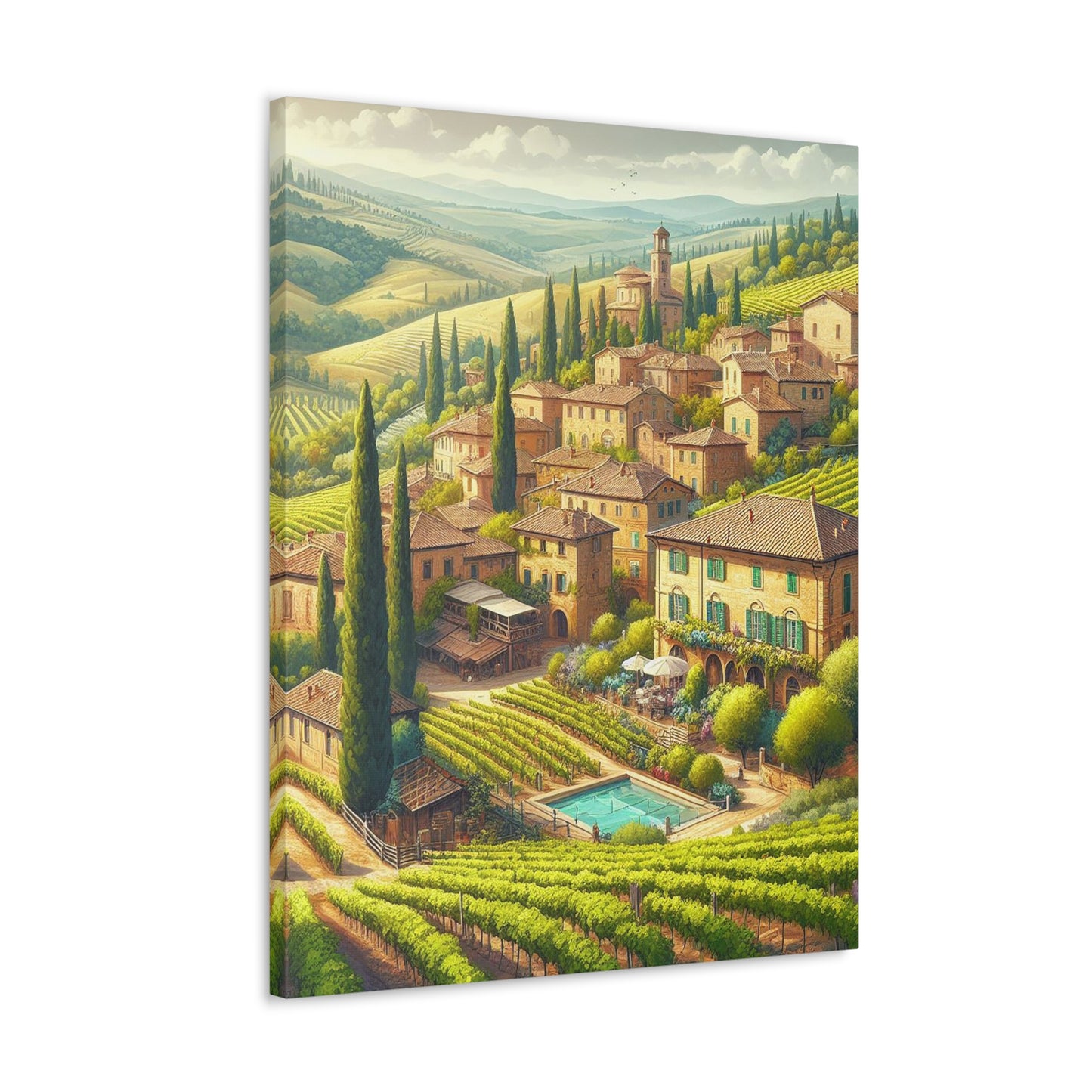 Tuscany Views Canvas: Capture the Beauty of Italy (Unique Wall Art)