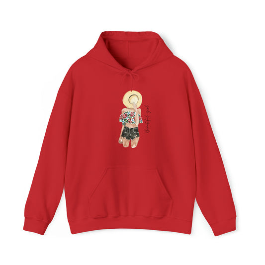 Beautiful girl Unisex Heavy Blend™ Hooded Sweatshirt