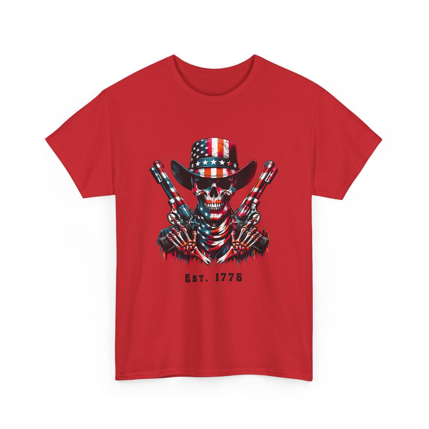 Patriotic Style for All: Unisex Heavy Cotton Tee (4th of July)