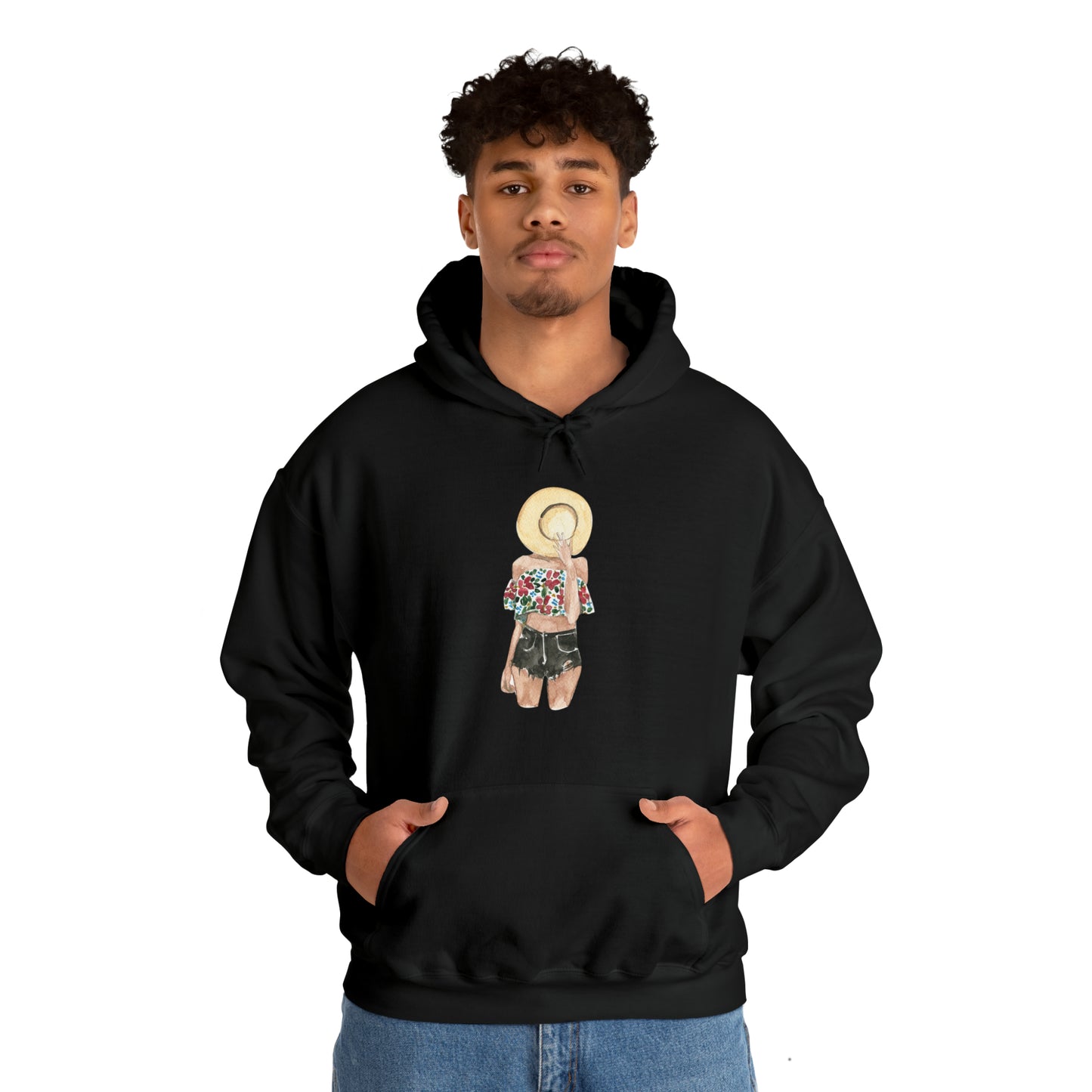 Beautiful girl Unisex Heavy Blend™ Hooded Sweatshirt