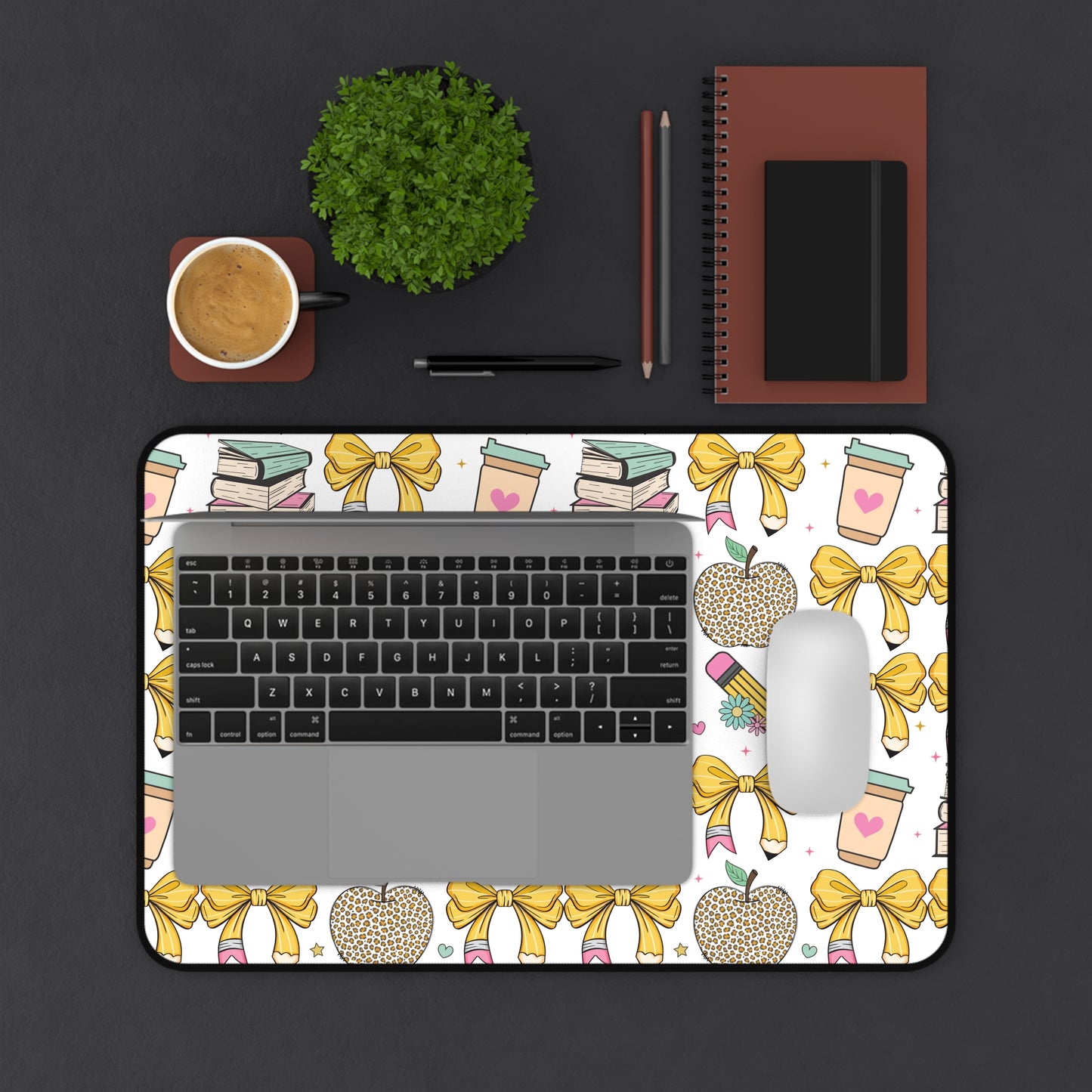 Teacher Computer Keyboard Mouse Desk Mat