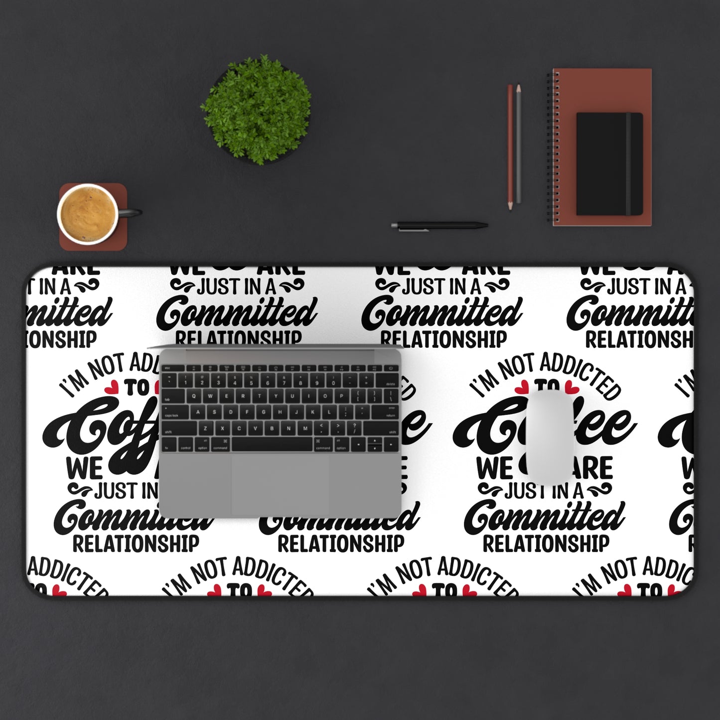 Keyboard Mouse Desk Mat Coffee Lover