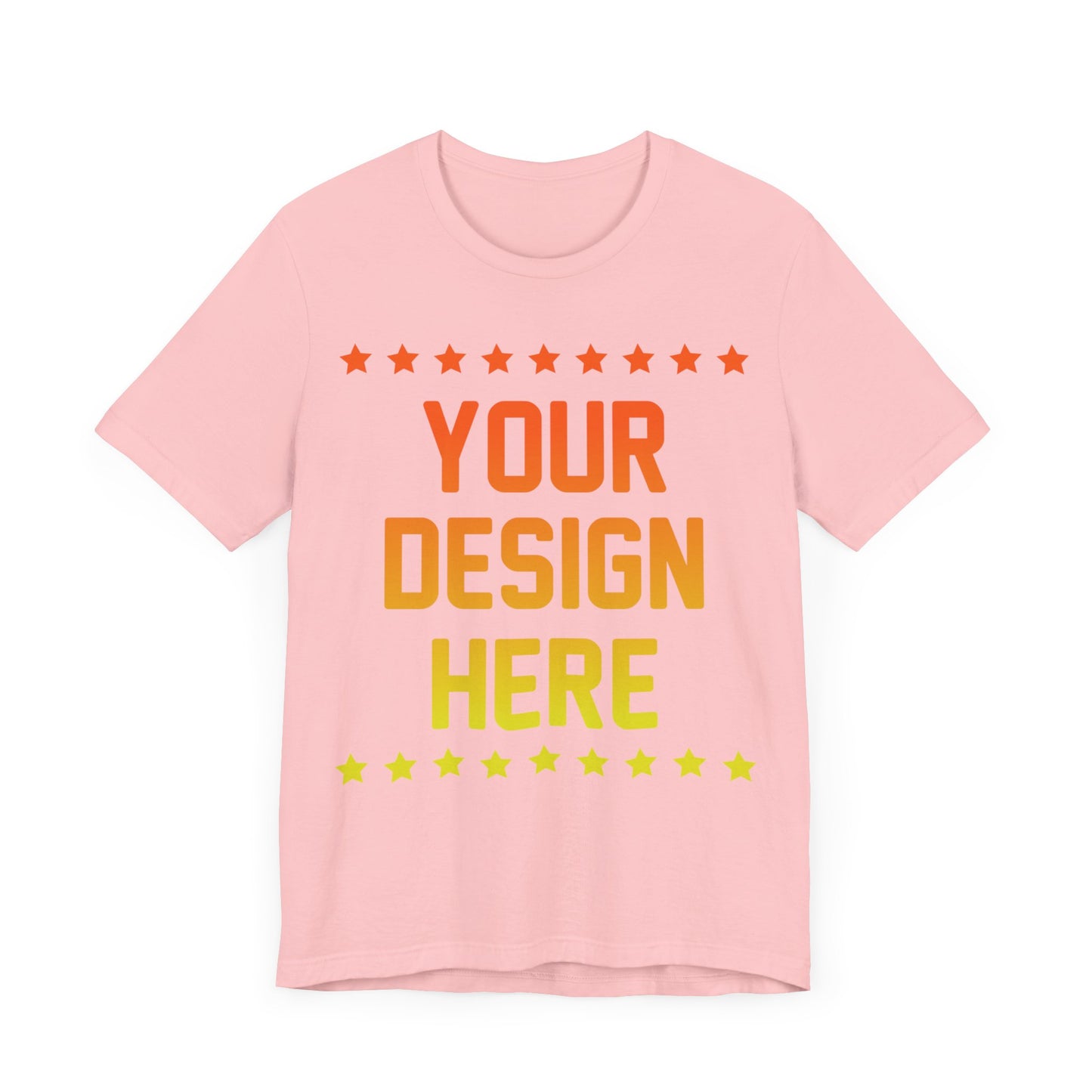 Custom T-shirt Designs Unisex Jersey Short Sleeve Tee Wear Your Own Design