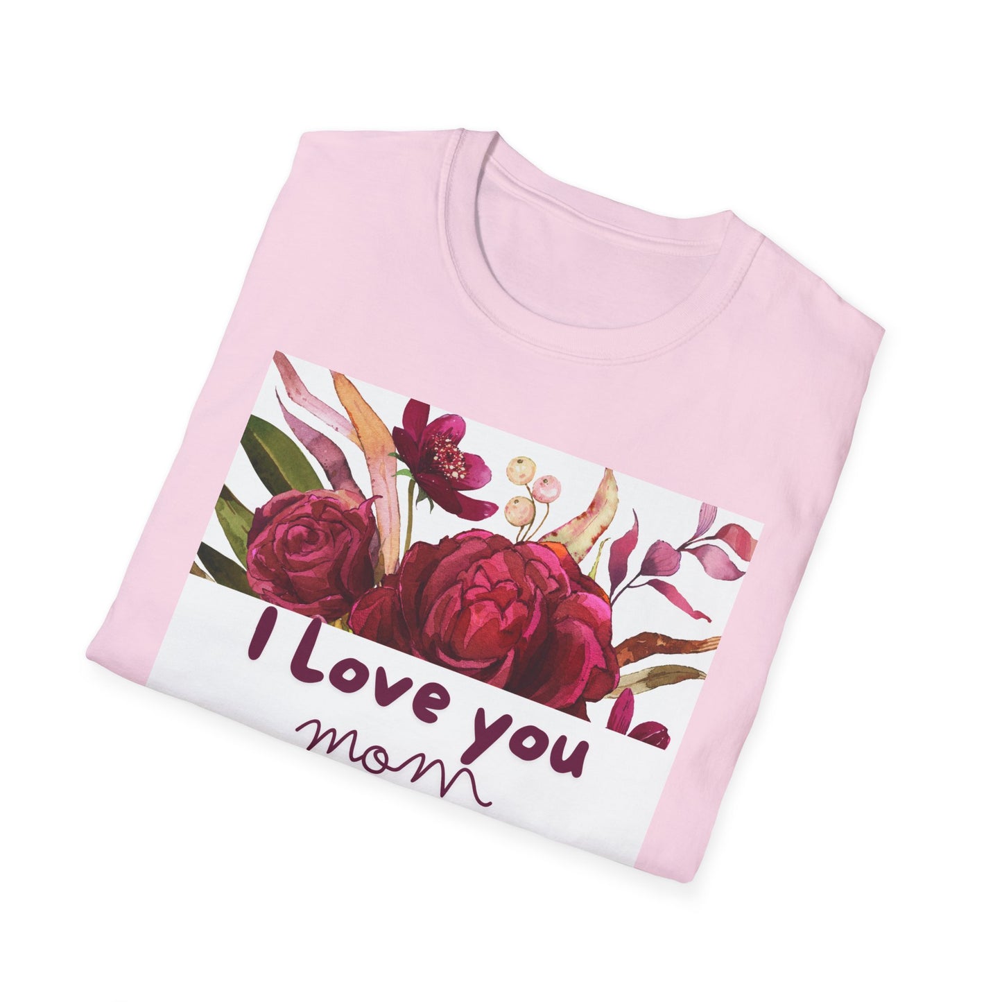 I Love You Mom" T-Shirt: Soft & Stylish Mother's Day Gift