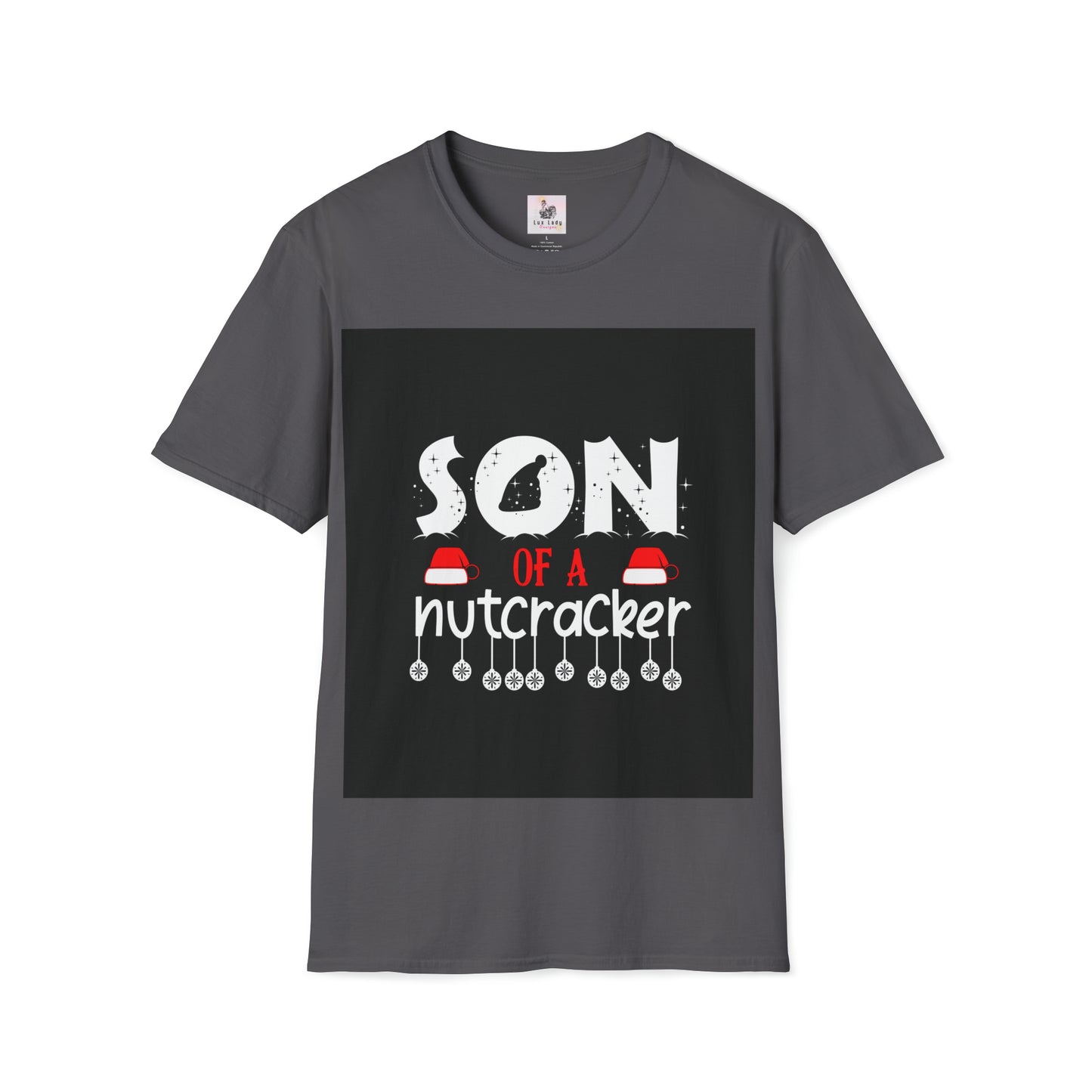 Son of a Nutcracker Christmas Unisex Softstyle T-Shirt - Festive Comfort