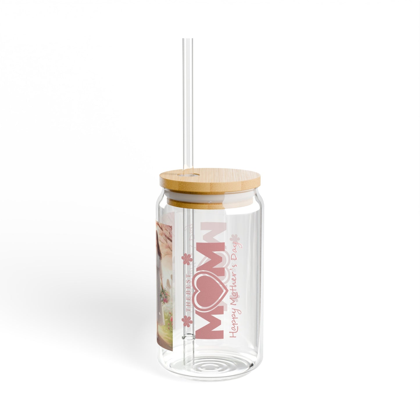 Mom And Me Sipper Glass, 16oz | Mother's Day Gift