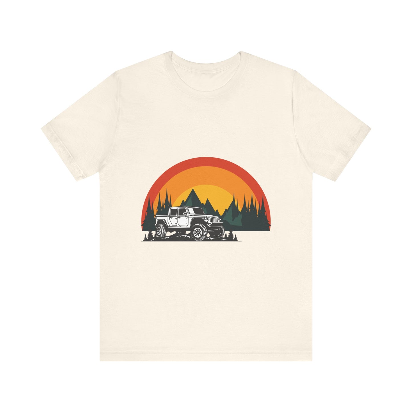 Unisex Jersey Short Sleeve Tee Outdoor Mountain T-Shirt