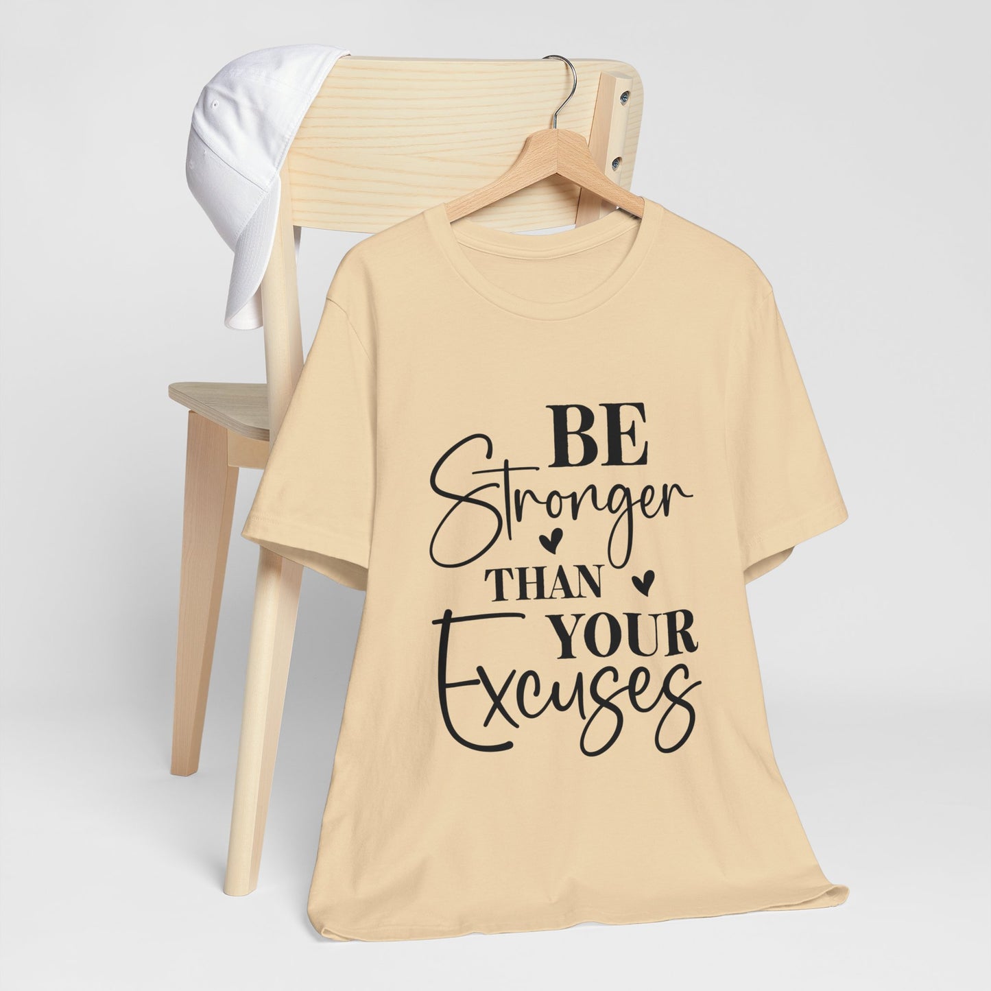 Women's Be Stronger than your Excuses Jersey Short Sleeve Tee