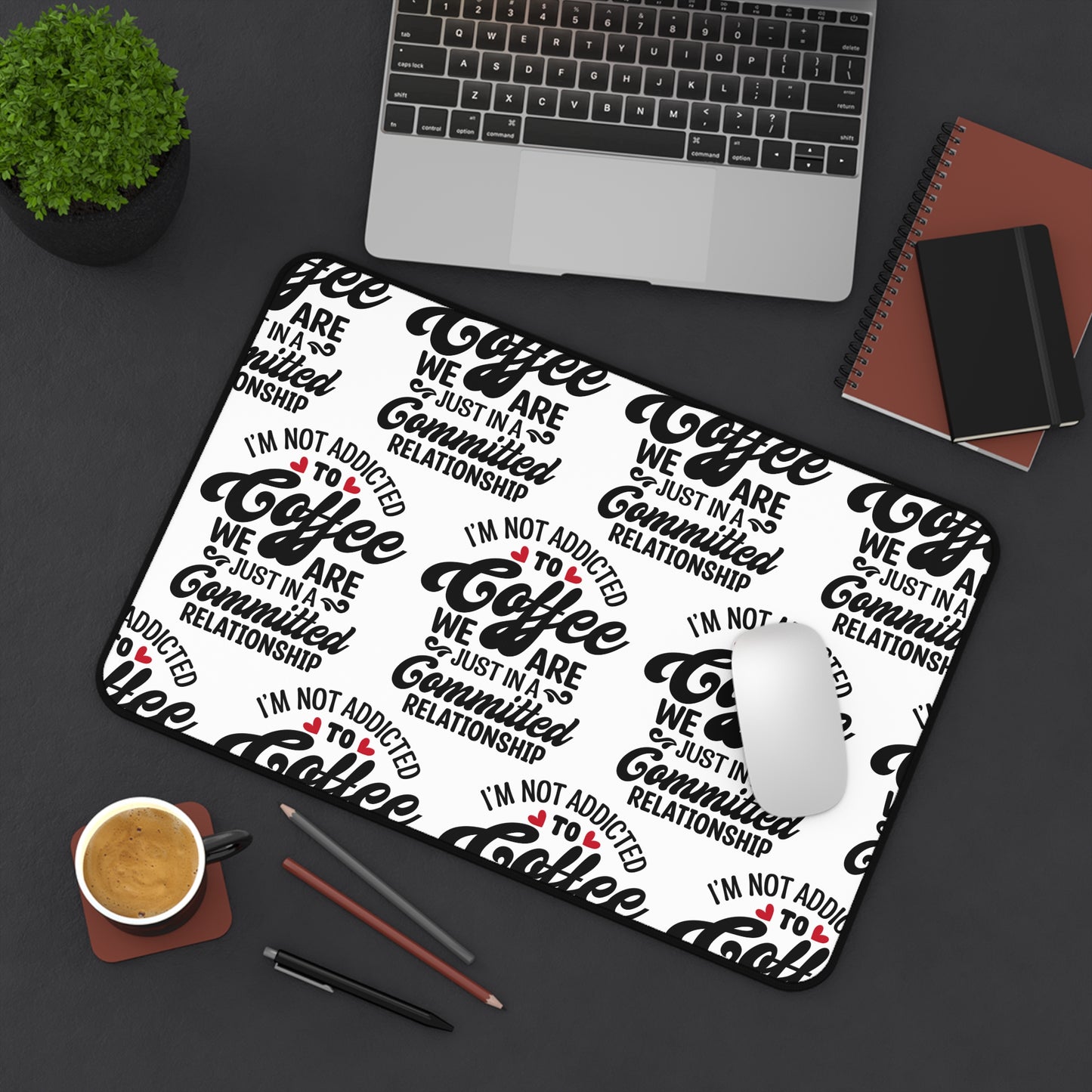 Keyboard Mouse Desk Mat Coffee Lover