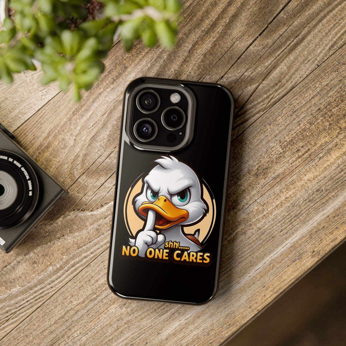 No One Cares  Funny Magnetic Tough Cases for Iphone 14- Iphone 15 Max Pro