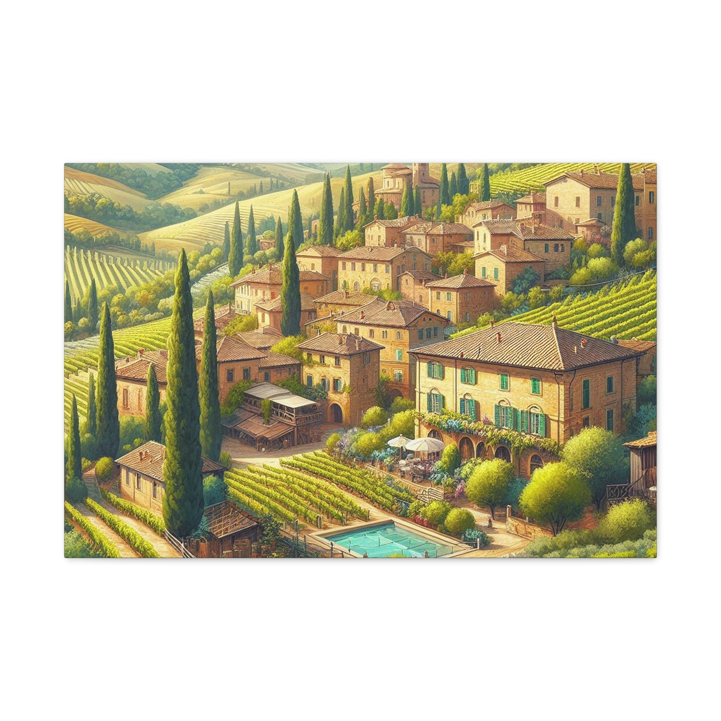 Tuscany Views Canvas: Capture the Beauty of Italy (Unique Wall Art)