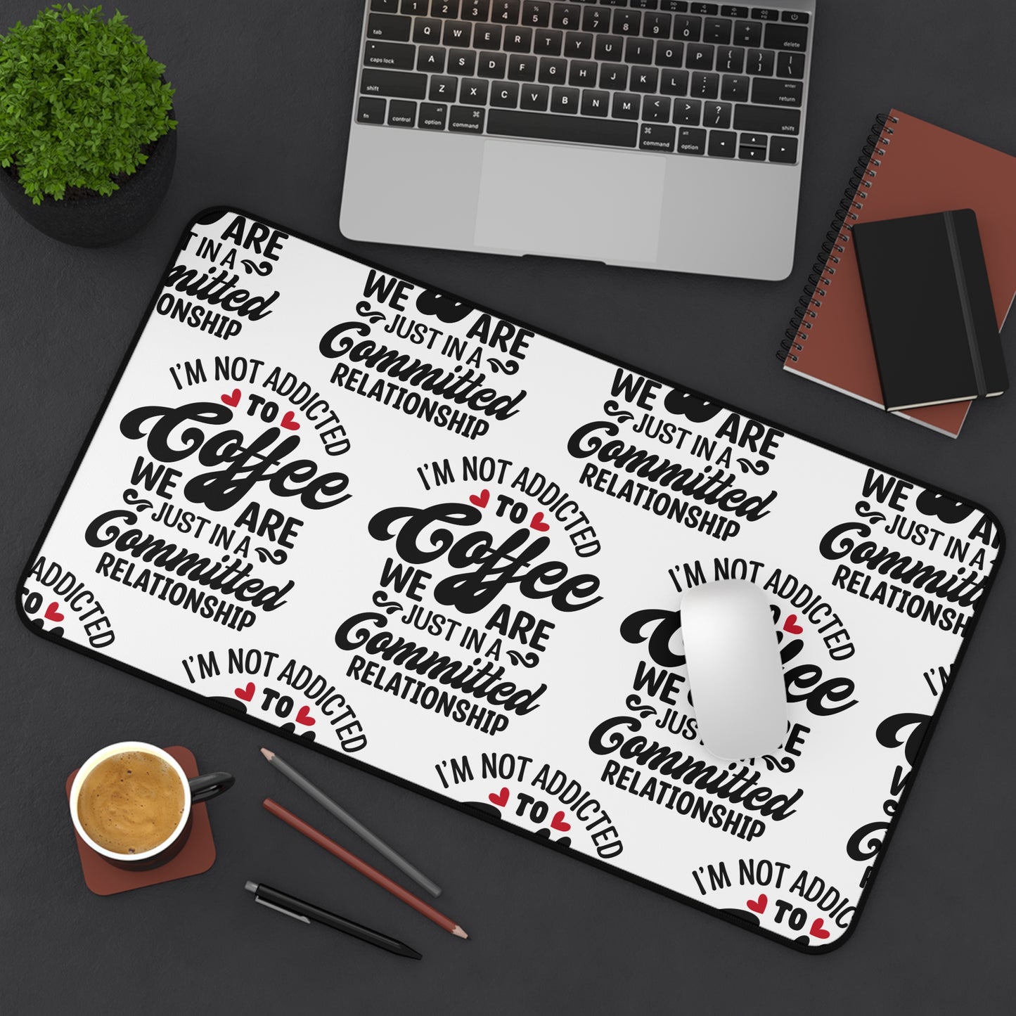 Keyboard Mouse Desk Mat Coffee Lover