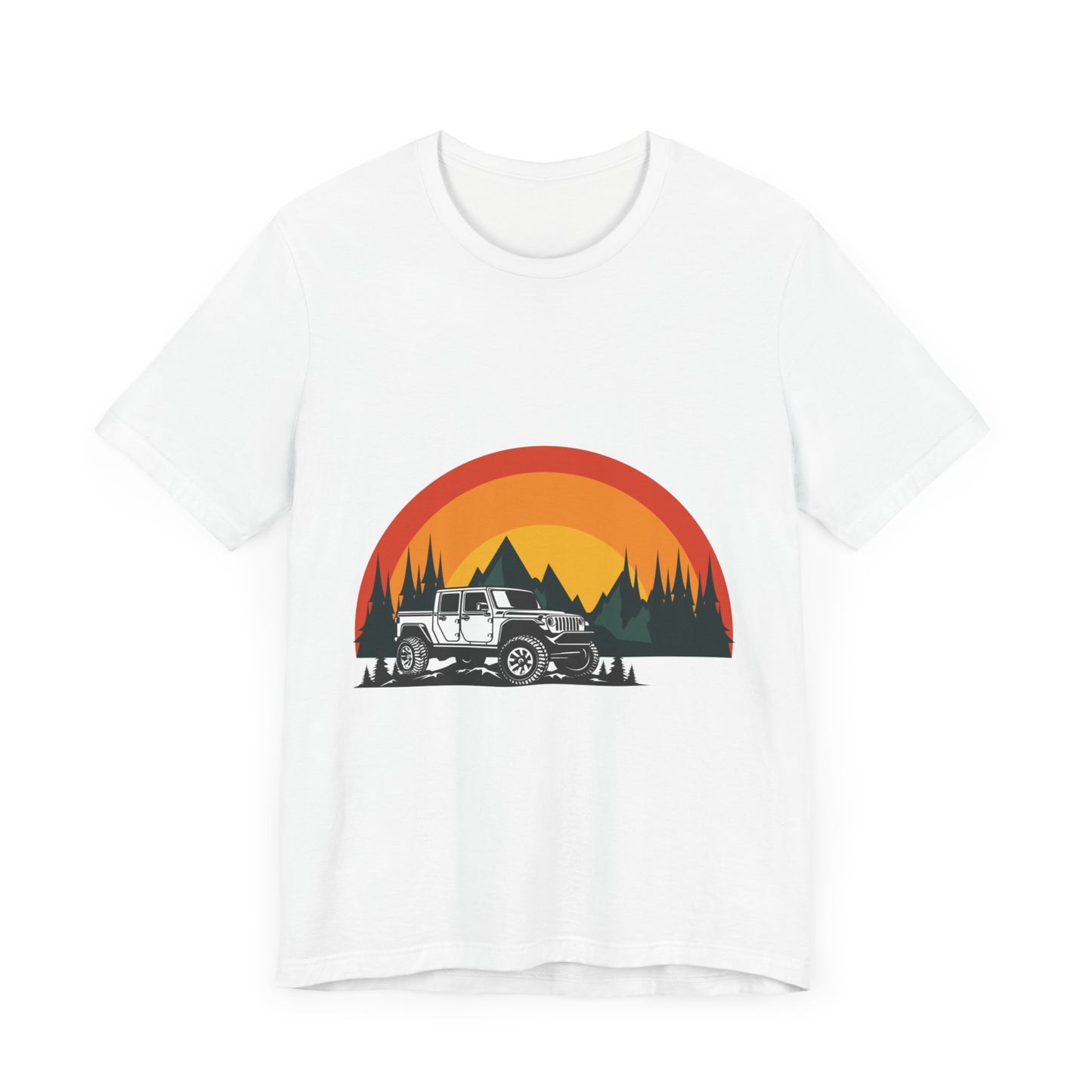 Unisex Jersey Short Sleeve Tee Outdoor Mountain T-Shirt