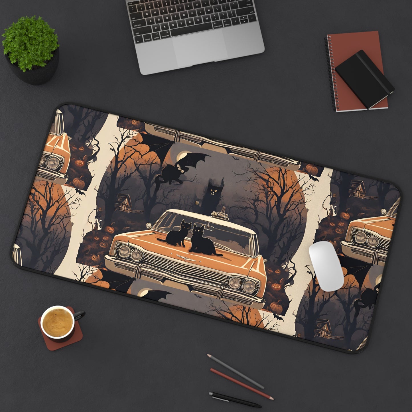 Halloween Mouse Keyboard Desk Mat