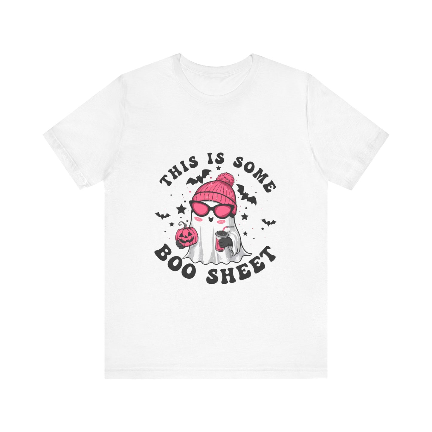 Halloween Jersey Short Sleeve Tee This is Some Boo Sheet