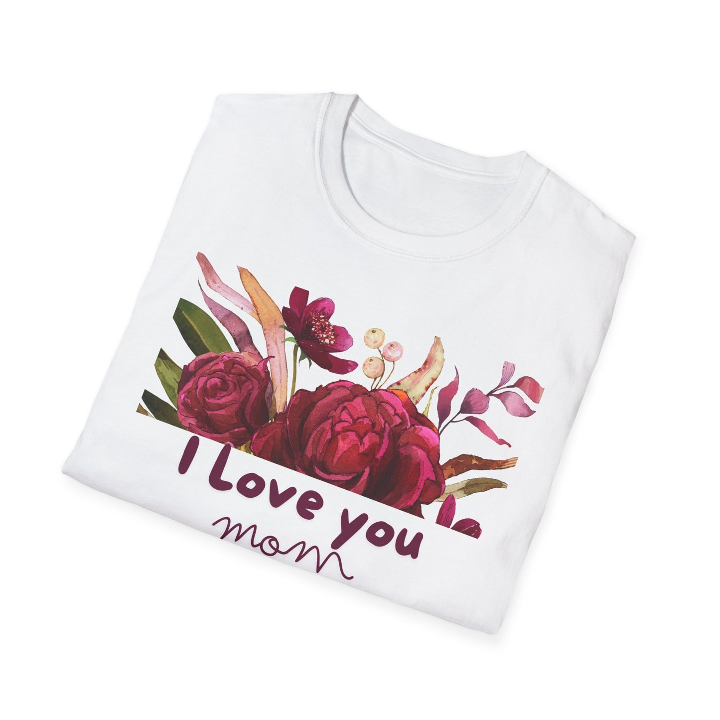 I Love You Mom" T-Shirt: Soft & Stylish Mother's Day Gift