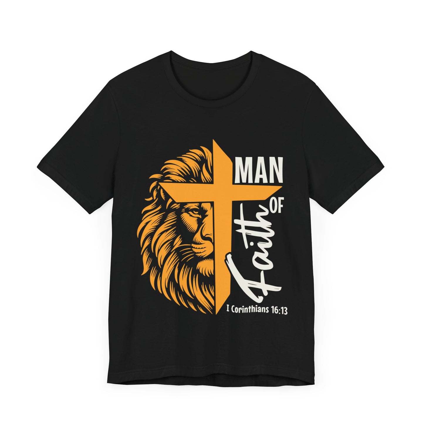 Man of Faith Unisex Jersey Short Sleeve Tee