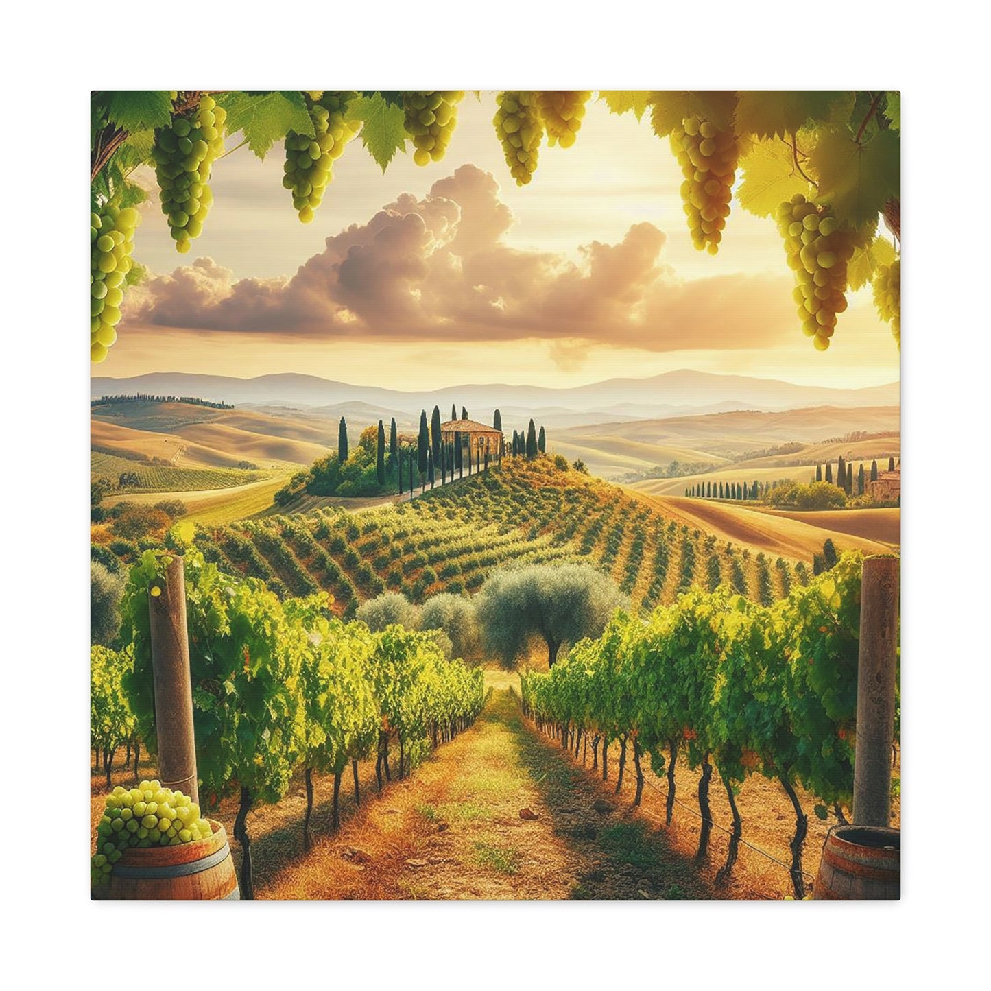 Tuscany Views Canvas: Capture the Beauty of Italy (Unique Wall Art)