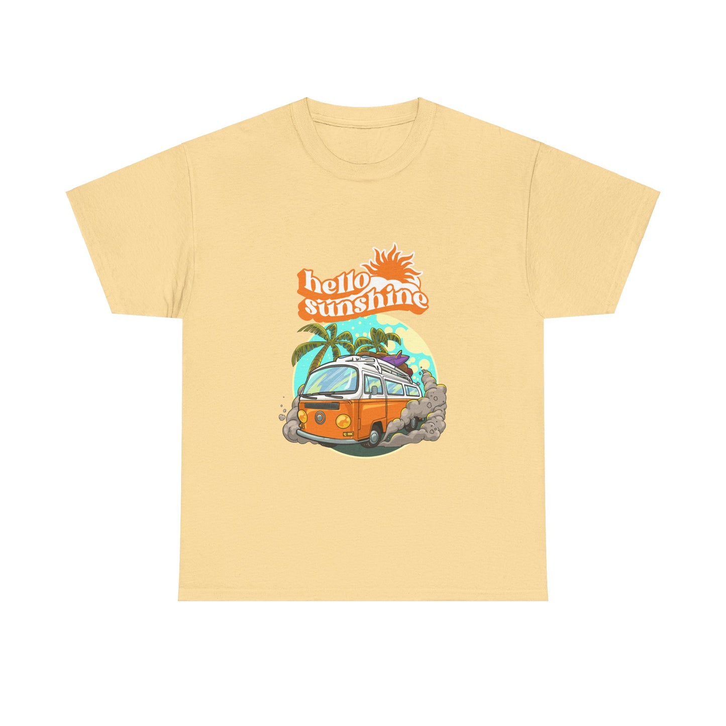 Beach Ready Unisex Heavy Cotton Tee Hello Sunshine