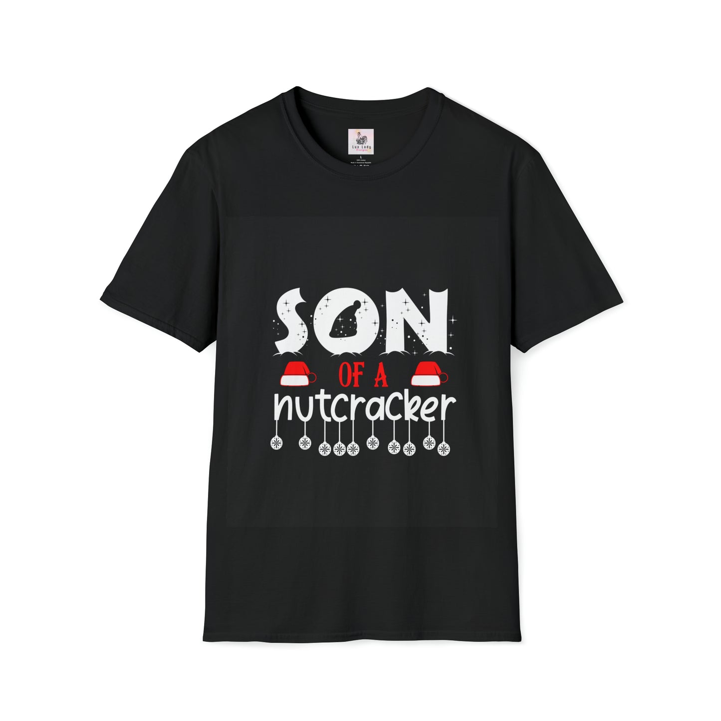 Son of a Nutcracker Christmas Unisex Softstyle T-Shirt - Festive Comfort