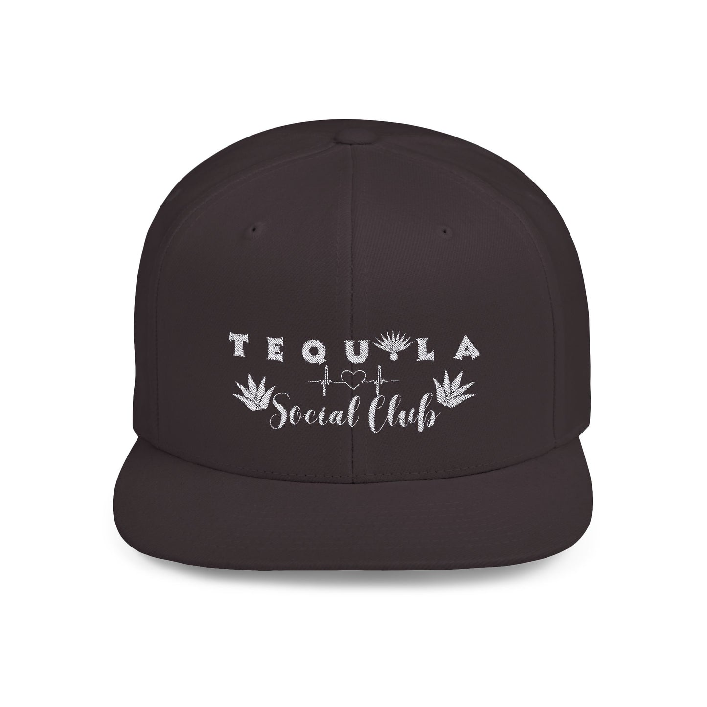 Social Club Flat Bill Snapback Hat