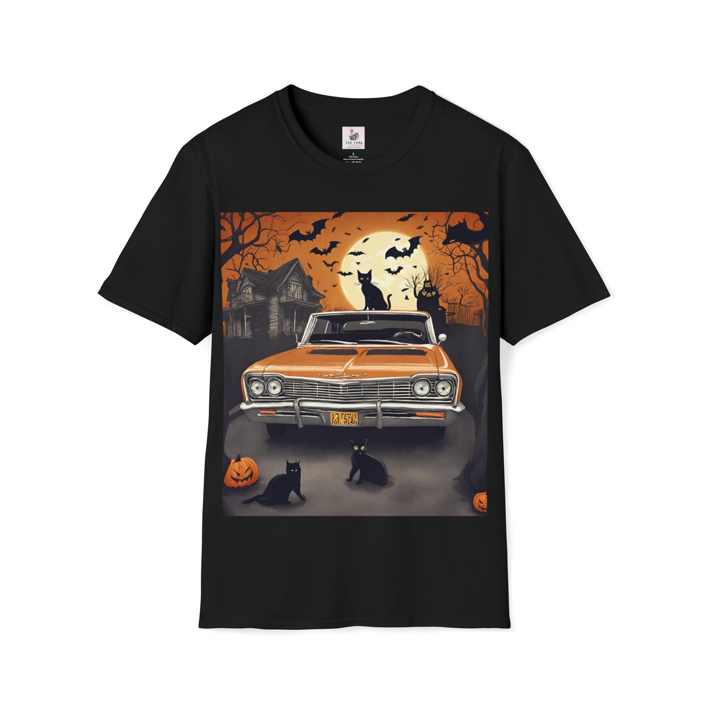 Halloween Unisex Impala Lovers Soft-Style Tee: Classic Comfort with a Haunting Twist!