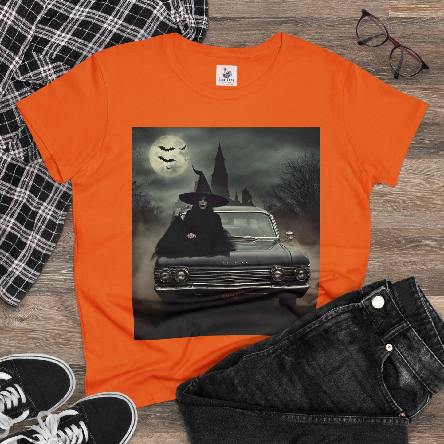 Halloween Women's Midweight Cotton Tee