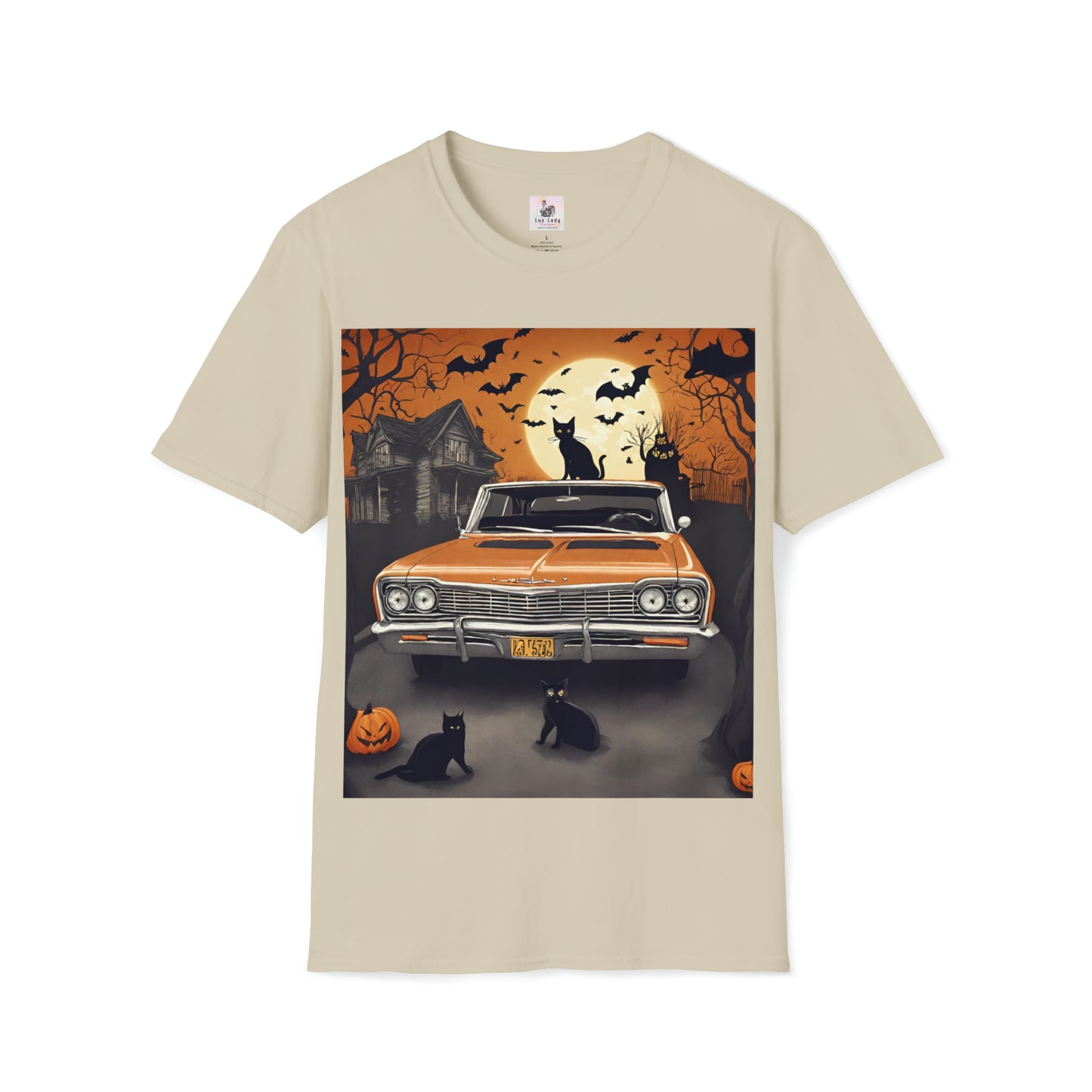 Halloween Unisex Impala Lovers Soft-Style Tee: Classic Comfort with a Haunting Twist!