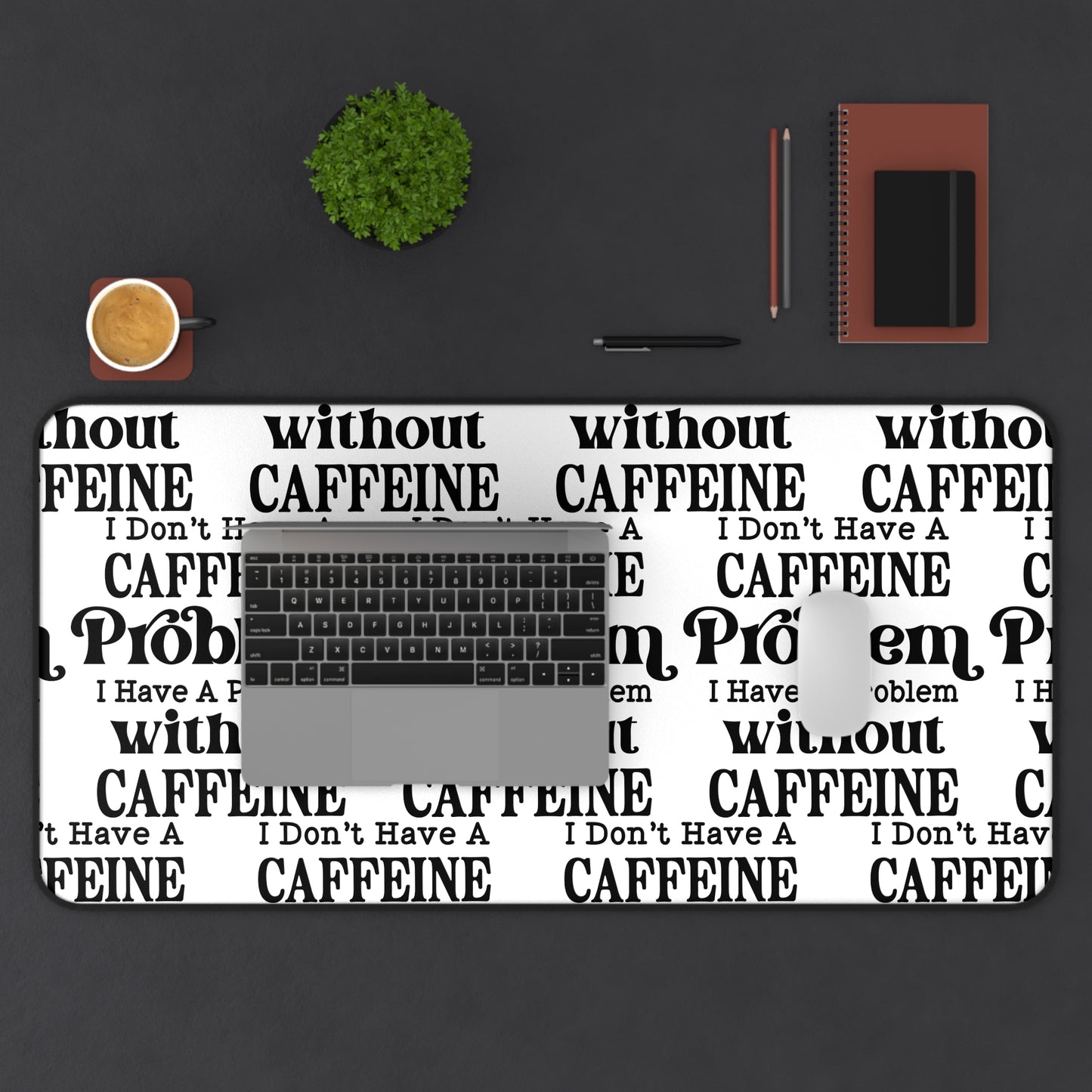 Keyboard Mouse Desk Mat Coffee Lover Funny