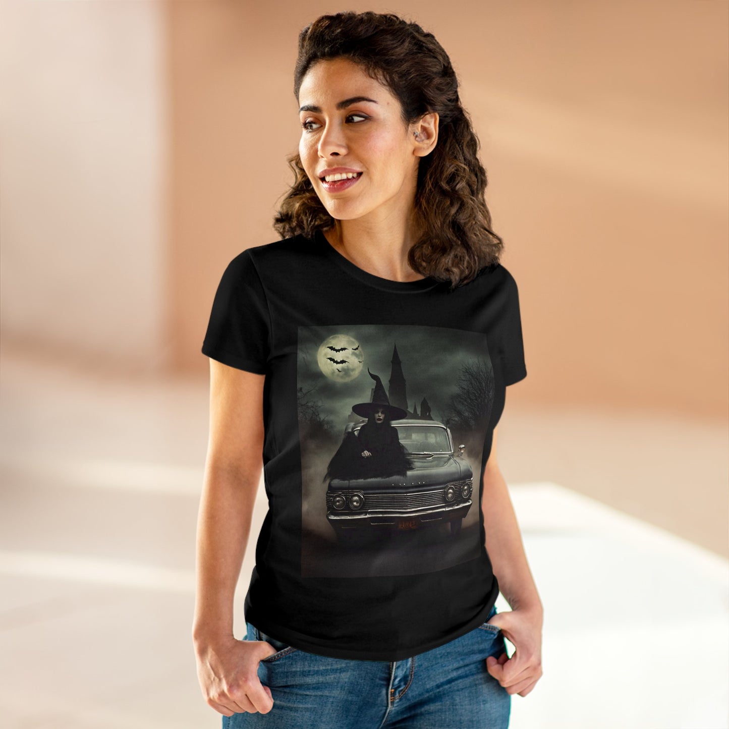 Halloween Women's Midweight Cotton Tee