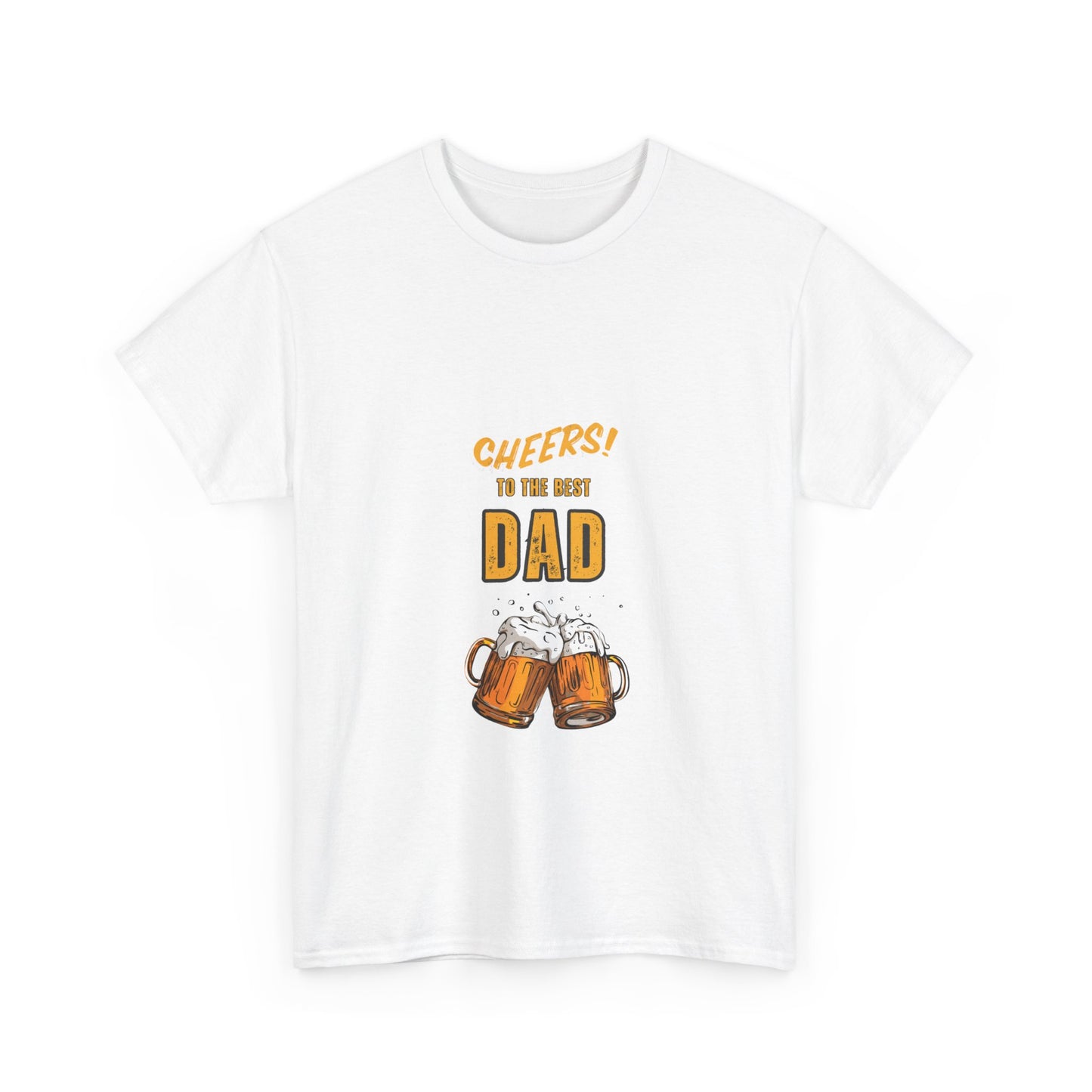 Cheers to the Best Dad Heavy Cotton Tee