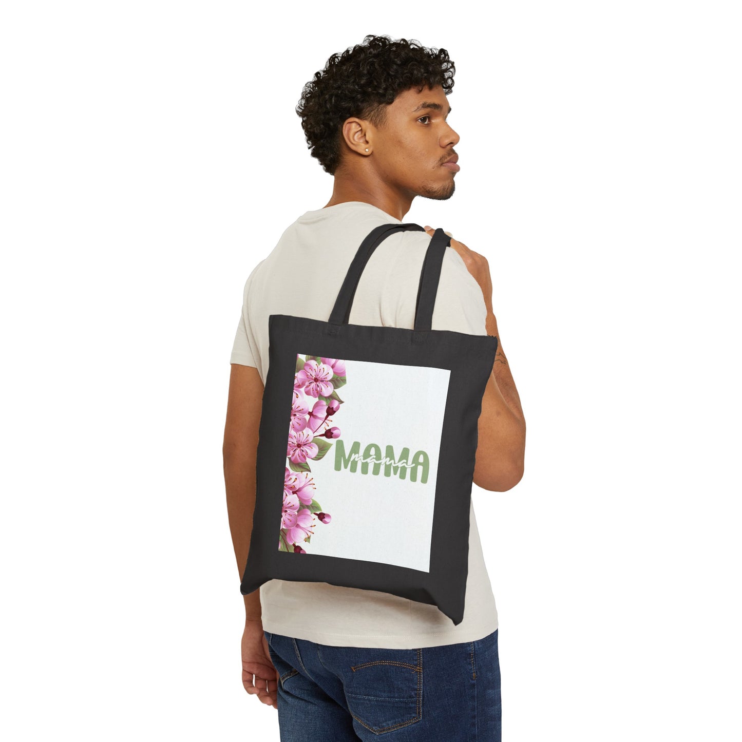 Cute Cotton Flower Canvas Tote Bag (Perfect Mom Gift)