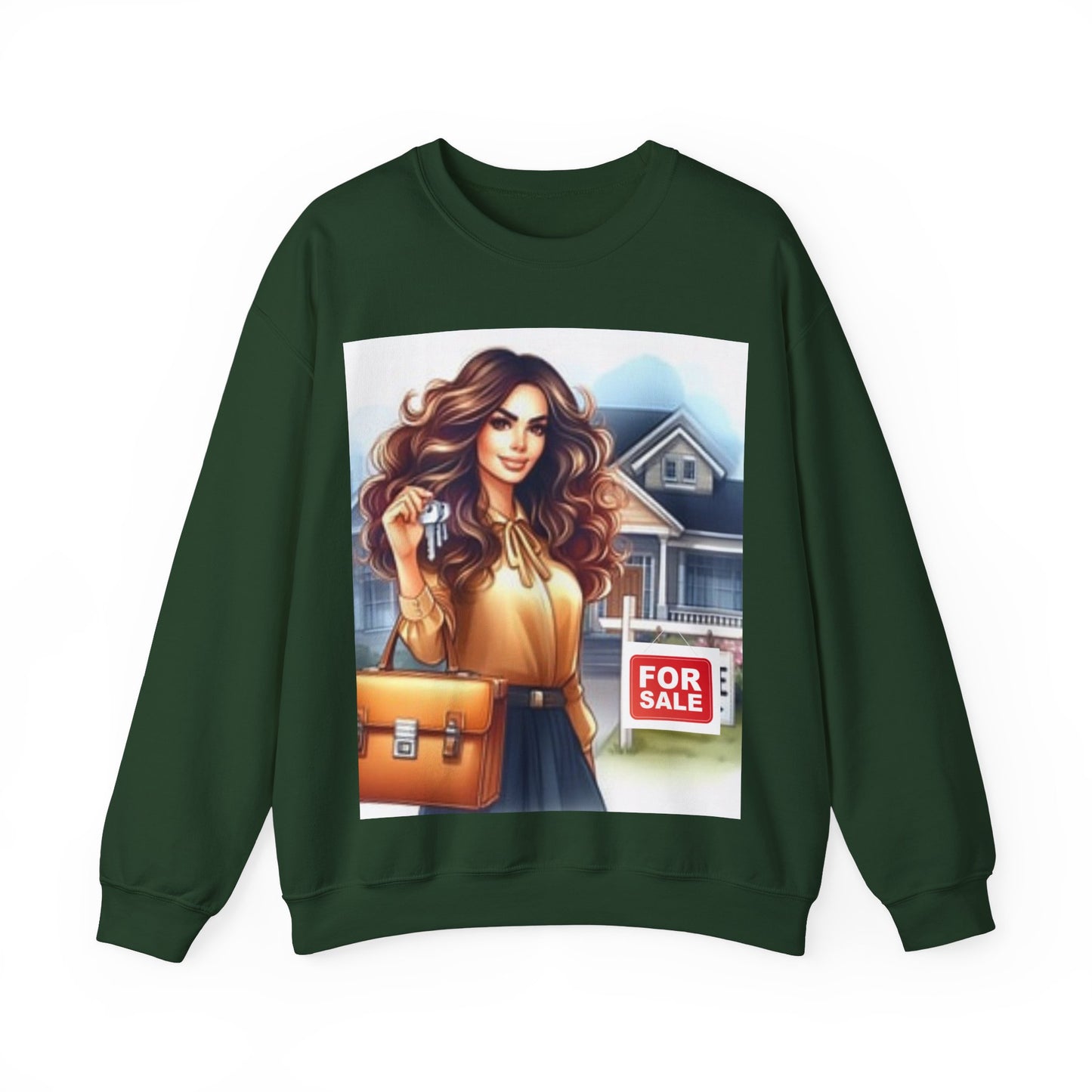 Key Player Crew: Real Estate Agent Sweatshirt  | Unisex Heavy Blend™ Crewneck Sweatshirt