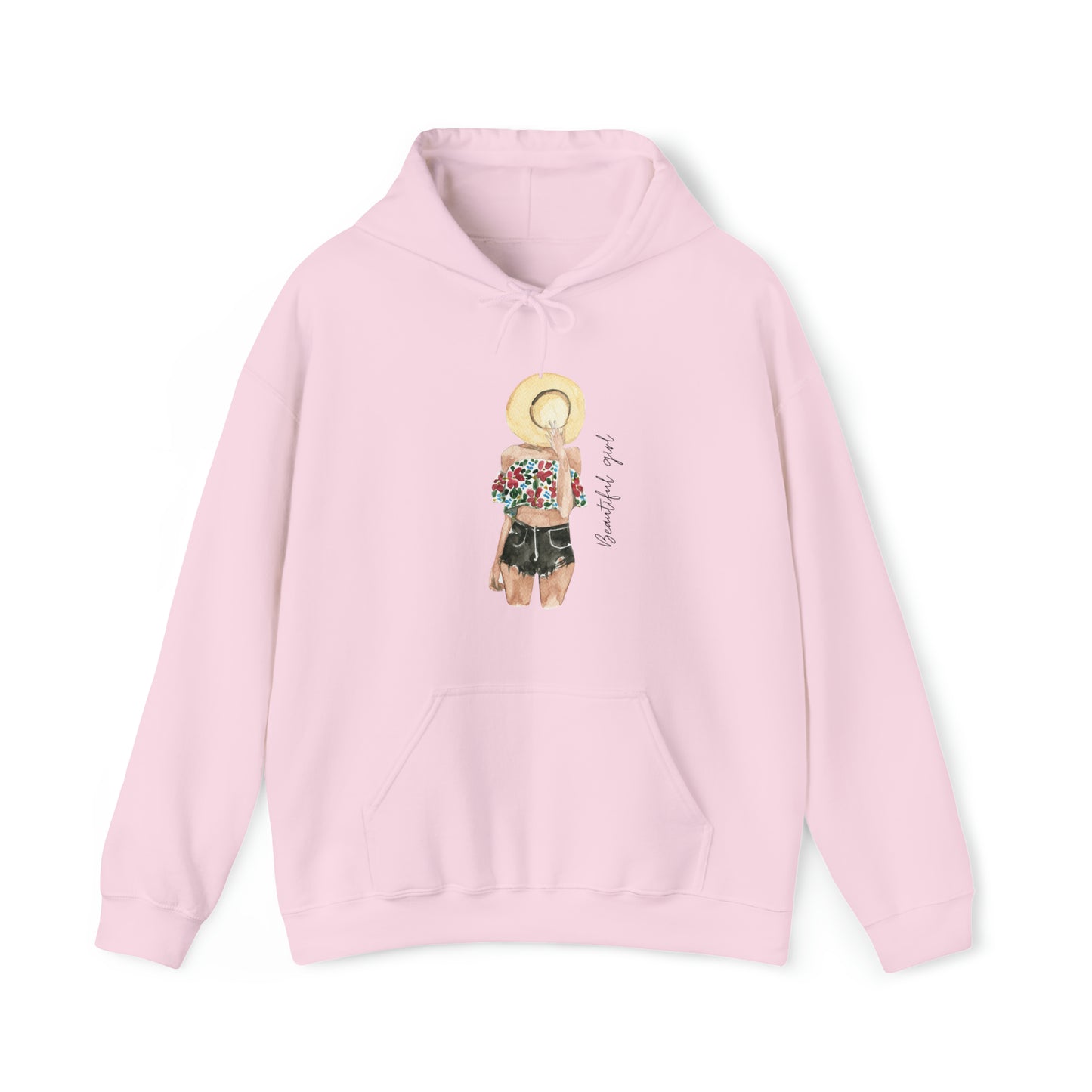 Beautiful girl Unisex Heavy Blend™ Hooded Sweatshirt