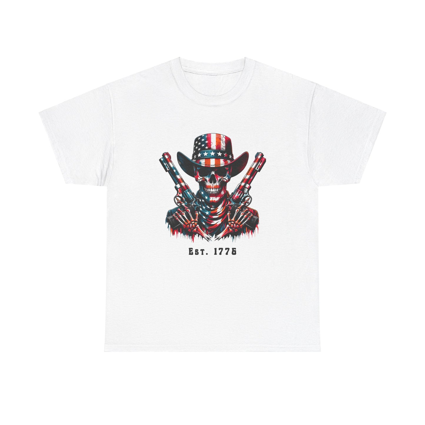 Patriotic Style for All: Unisex Heavy Cotton Tee (4th of July)