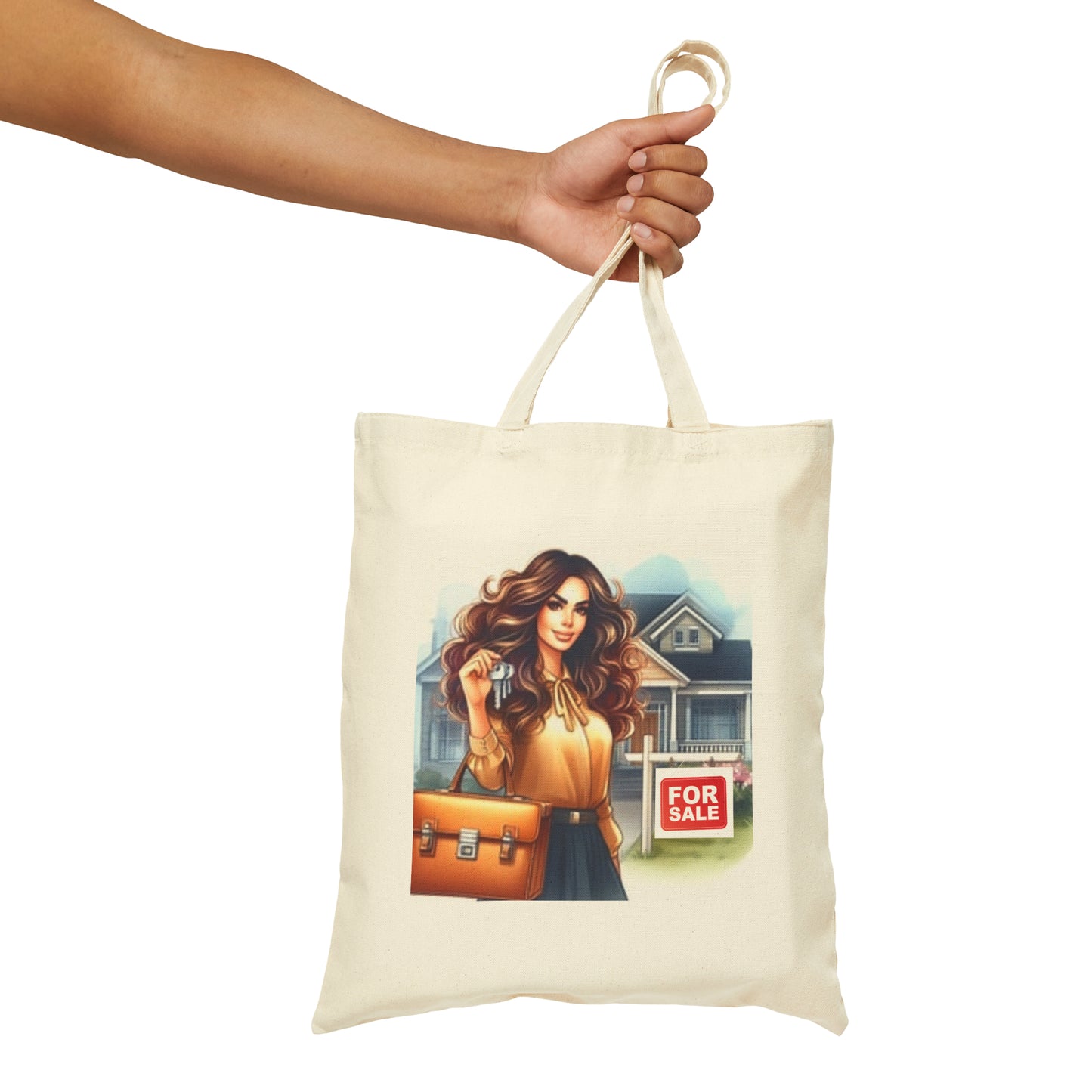 Realtor | Real Estate Marketing Cotton Canvas Tote Bag