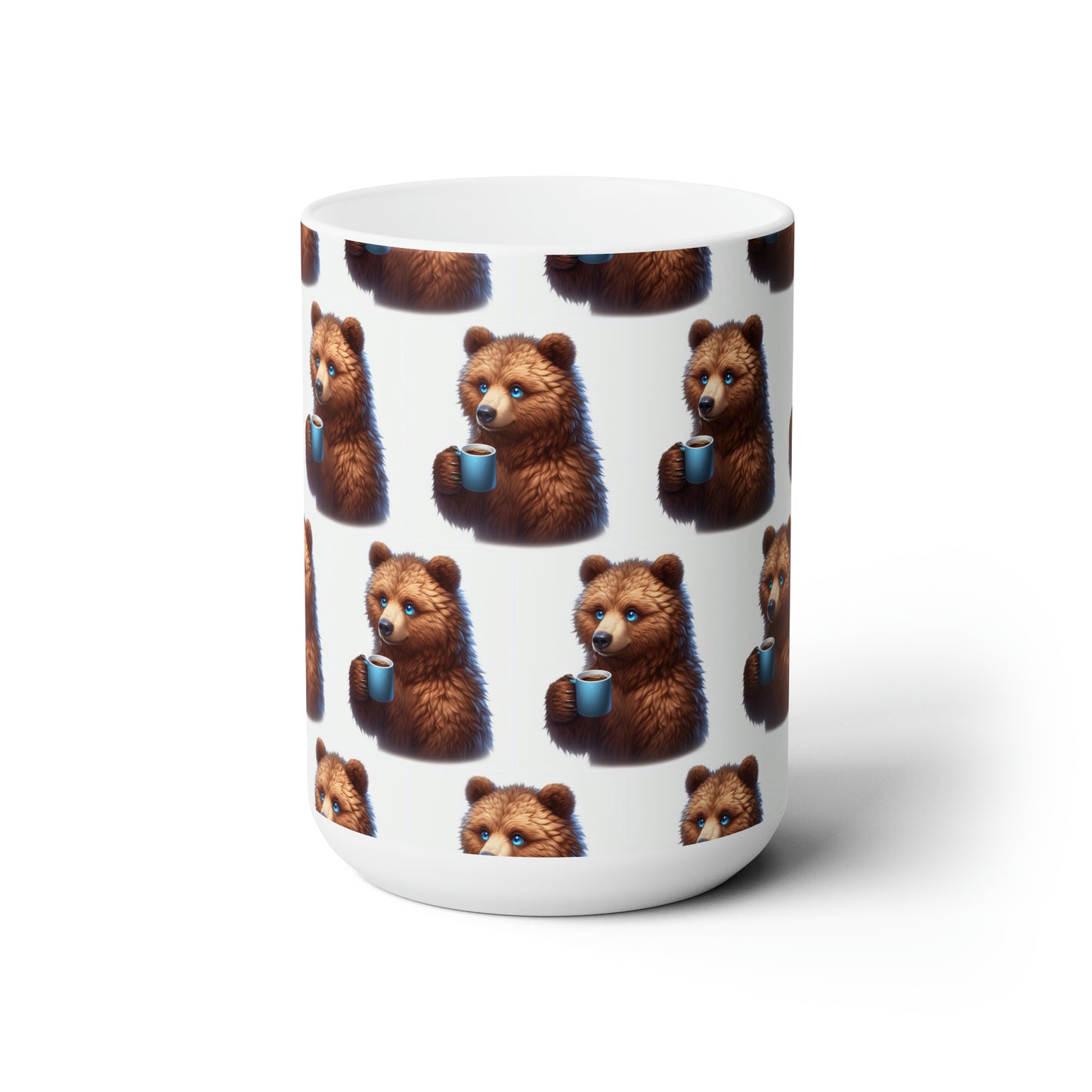 Ceramic Bear Coffee Mug 15oz