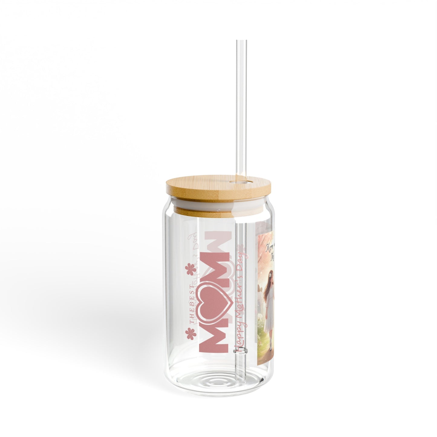 Mom And Me Sipper Glass, 16oz | Mother's Day Gift