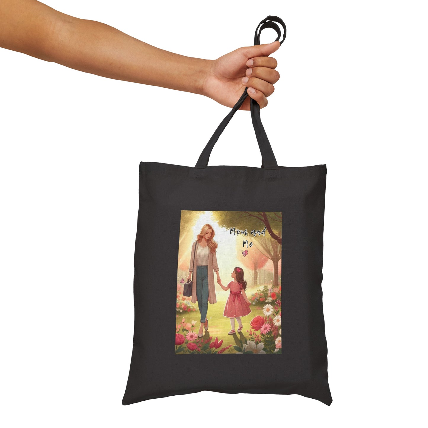 Mom & Me Cotton Canvas Tote Bag | Mom's Tote Bag Gift